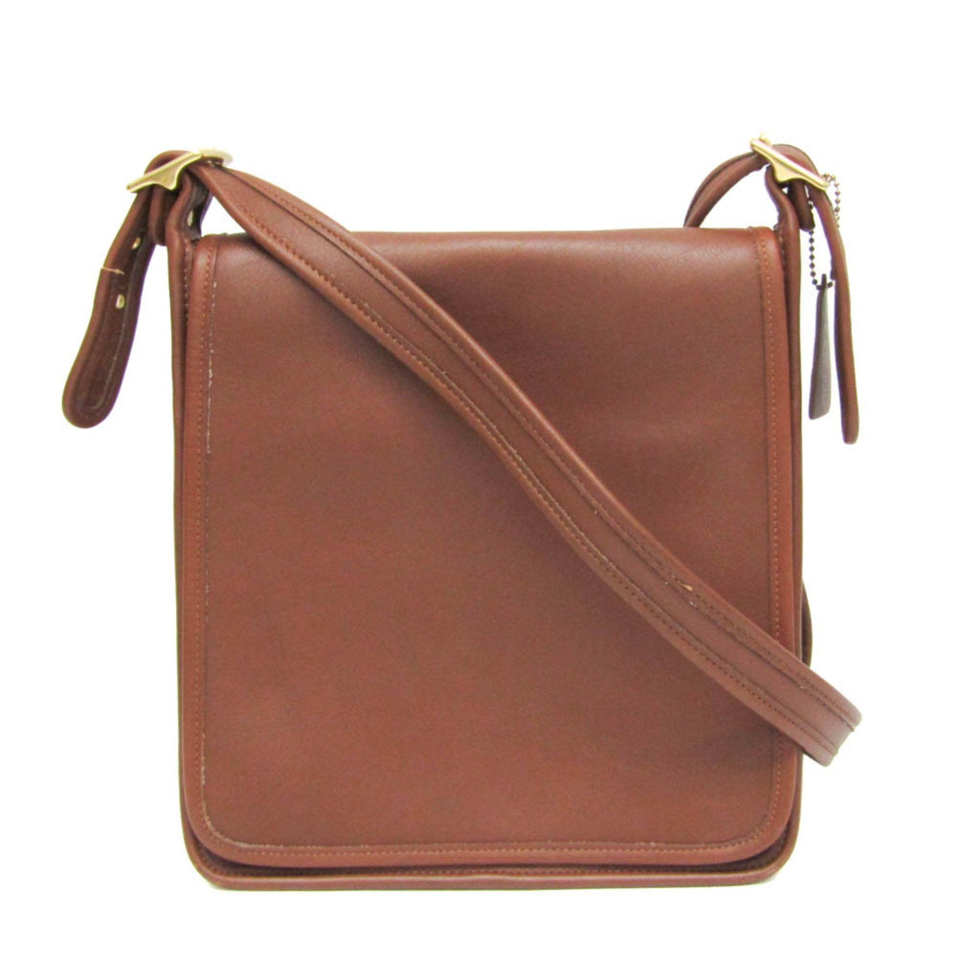 image of Coach Old Coach 9144 Women's Leather Shoulder Bag Brown