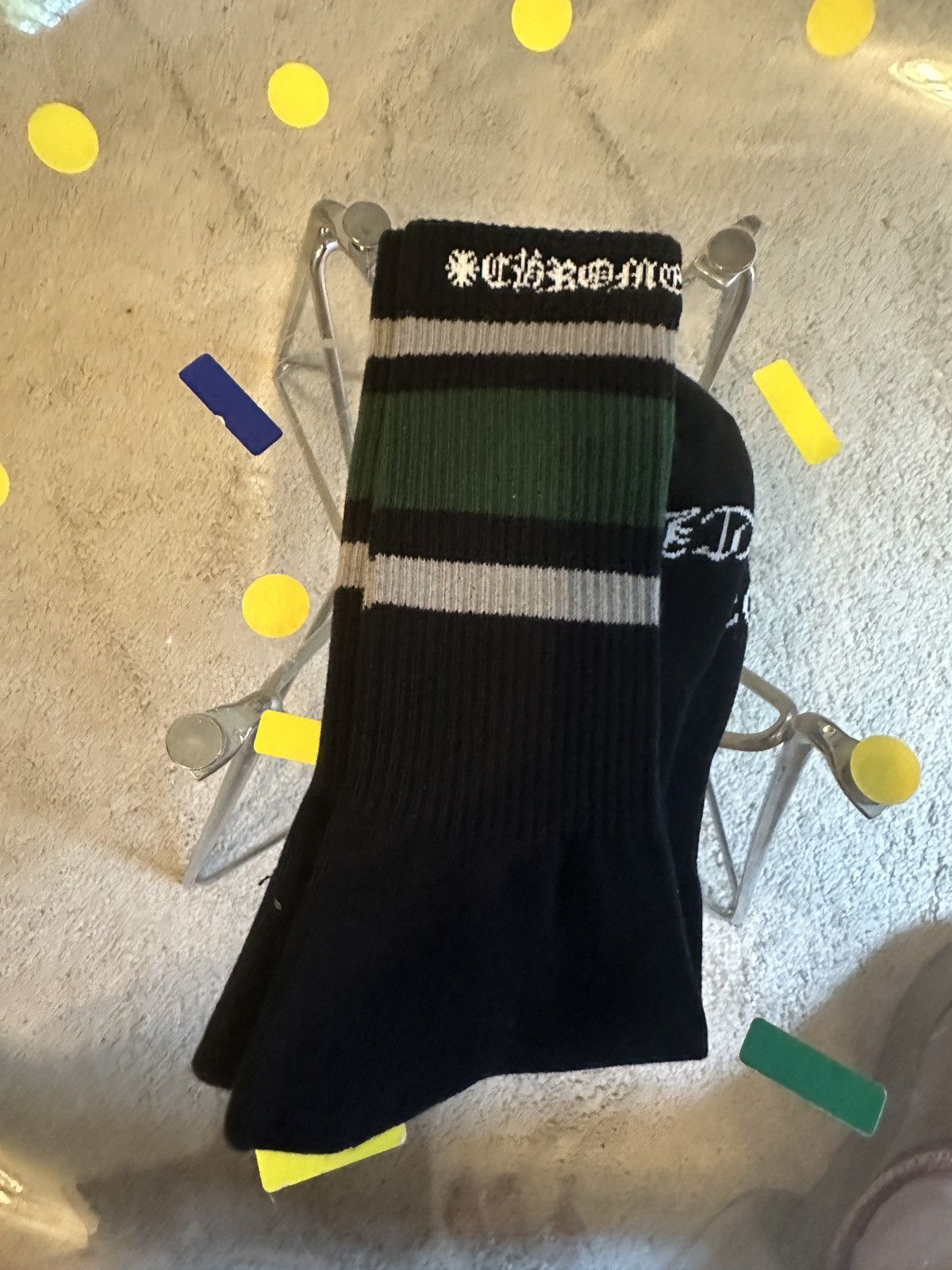 Chrome Hearts Sport Socks/Logo Strip Size ONE SIZE - 1 Thumbnail