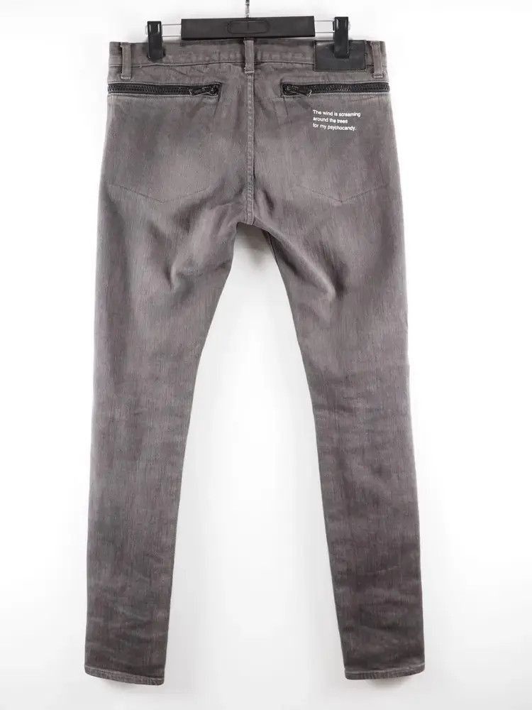 Sz 3 Undercover 14SS Waist Zip Distressed Denim