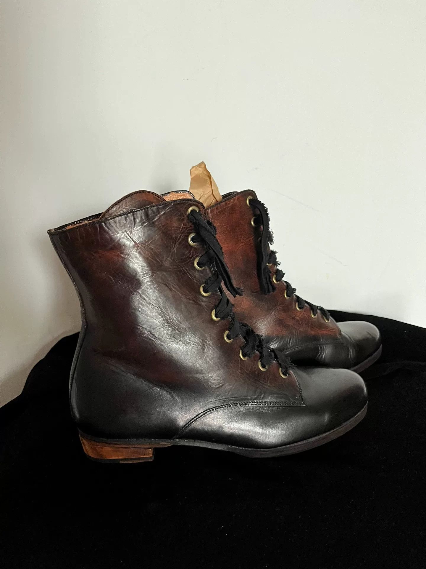 munoz vrandecic Munoz Vrandecic Handmade Leather Shoes 37 Size US 6 / IT 36 - 1 Thumbnail