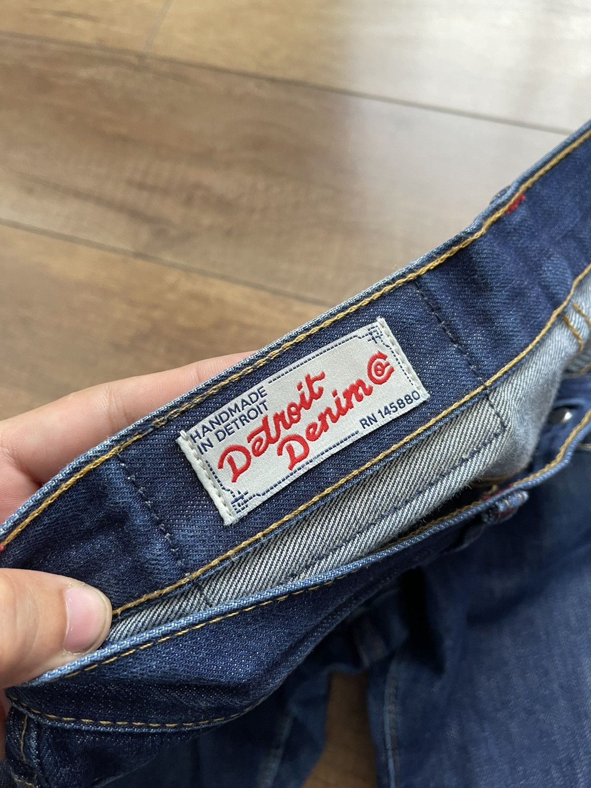 Detroit Denim Co. Detroit Denim Handmade Jeans Pants USA Size US 31 - 12 Thumbnail