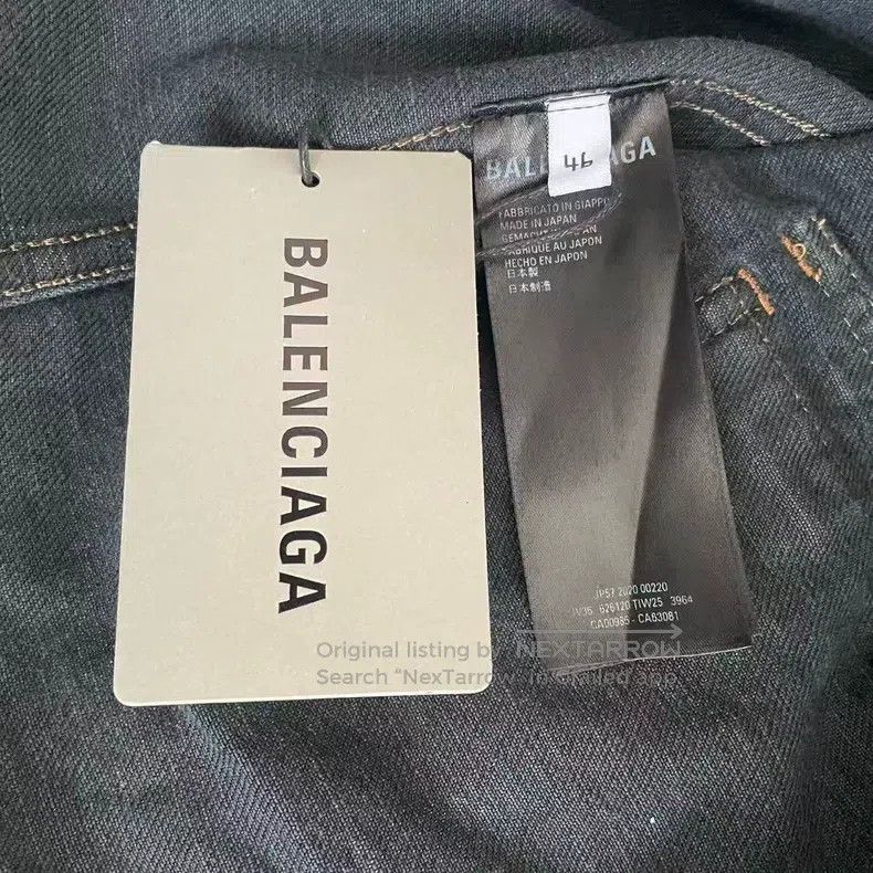 Balenciaga Balenciaga News Embroidery Logo Denim Jacket Size US S / EU 44-46 / 1 - 4 Thumbnail