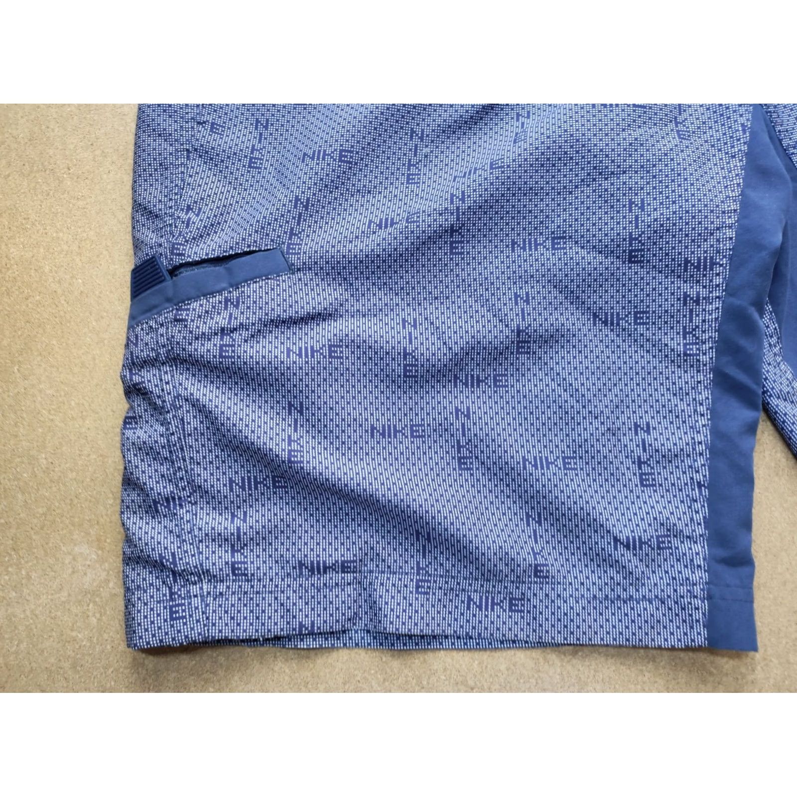 Nike Nike Vintage Blue Shorts Size L Mens Trunks Spellout Print Swoosh Drawstring Size US 33 - 6 Thumbnail