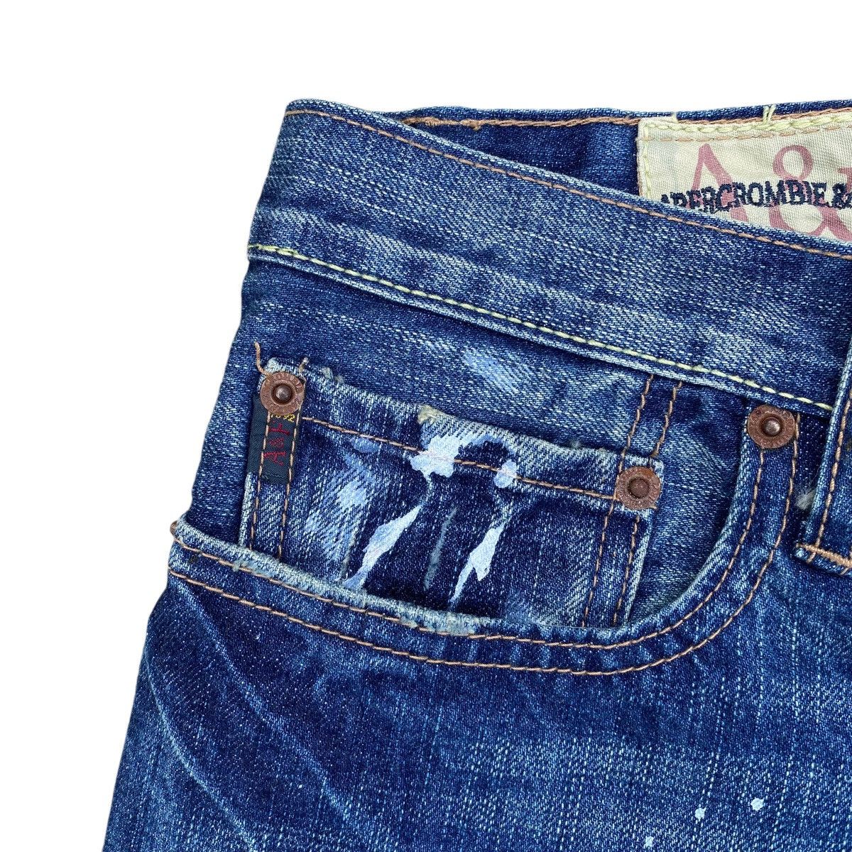 Abercrombie & Fitch Bootcut Abercrombie and Fitch Distressed Denim Jeans Size US 32 / EU 48 - 5 Thumbnail