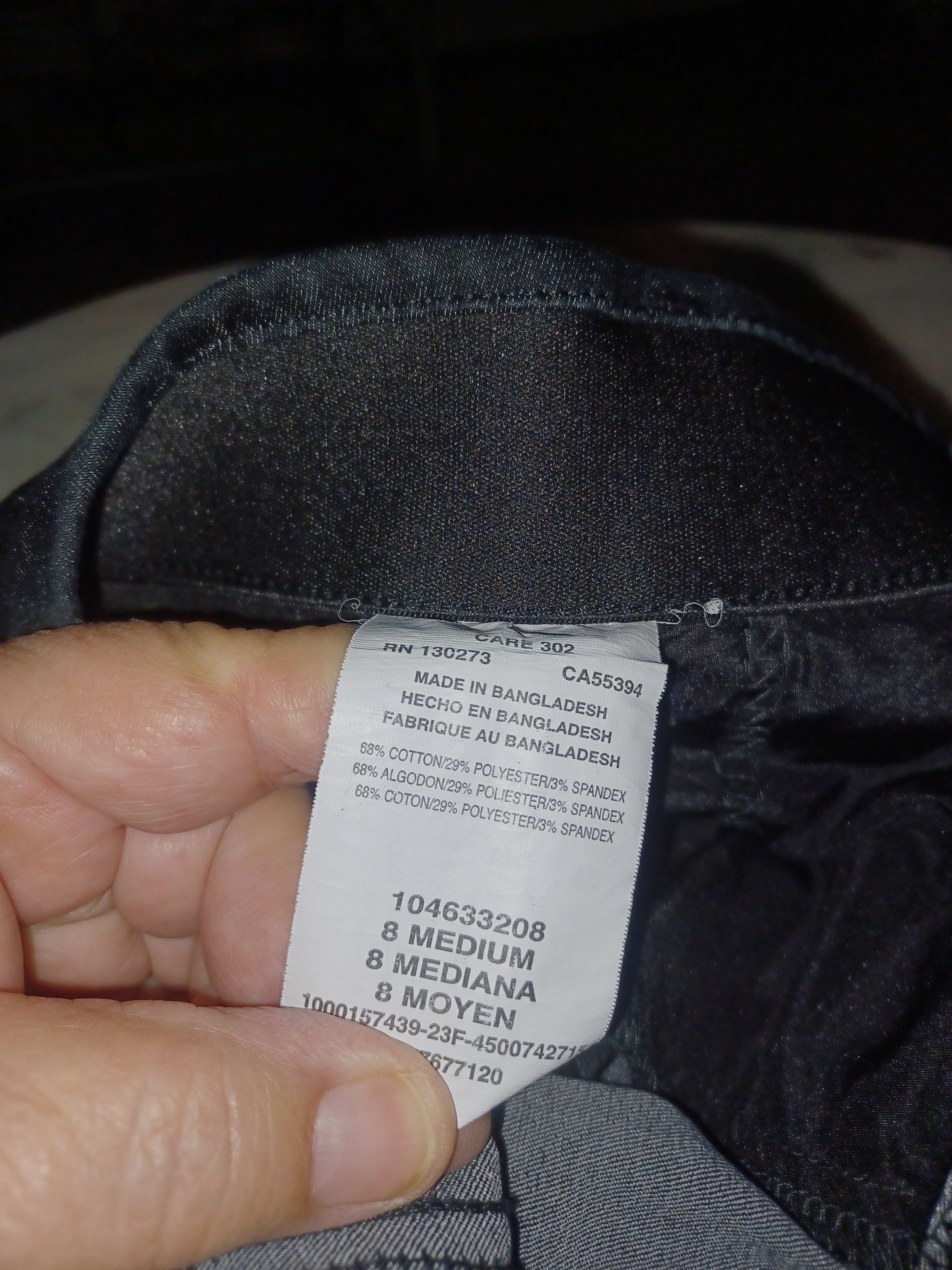 Lee Lee Women's Regular Fit Trouser Mid Rise 8 Medium Black Size 30" / US 8 / IT 44 - 5 Thumbnail