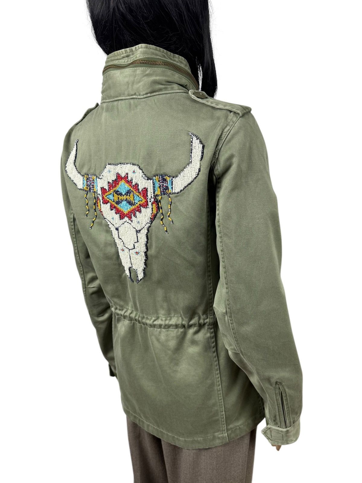 Denim & Supply Ralph Lauren Denim&Supply Ralph Lauren Beaded Steer Head Field Army Jacke Size S / US 4 / IT 40 - 10 Thumbnail