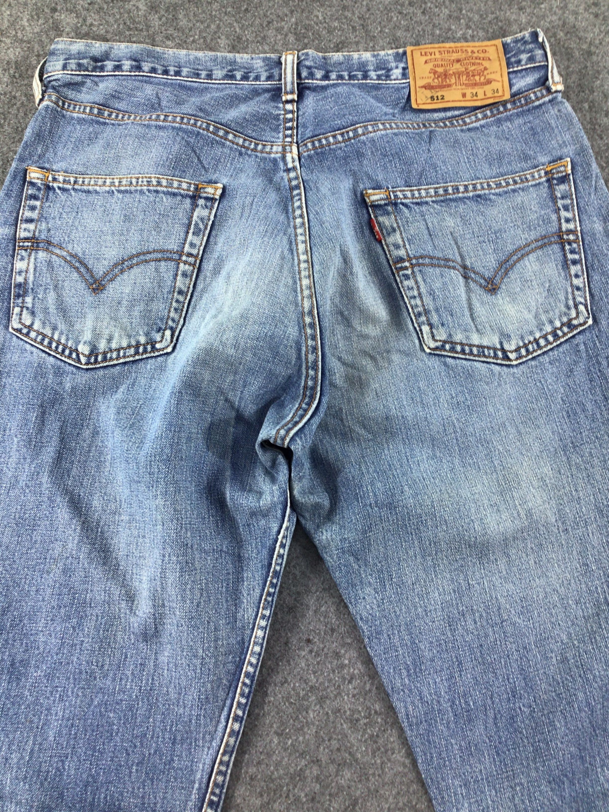 Levi's Vintage Levis 512 Jeans Faded Blue Denim KJ024 Size US 34 / EU 50 - 4 Thumbnail