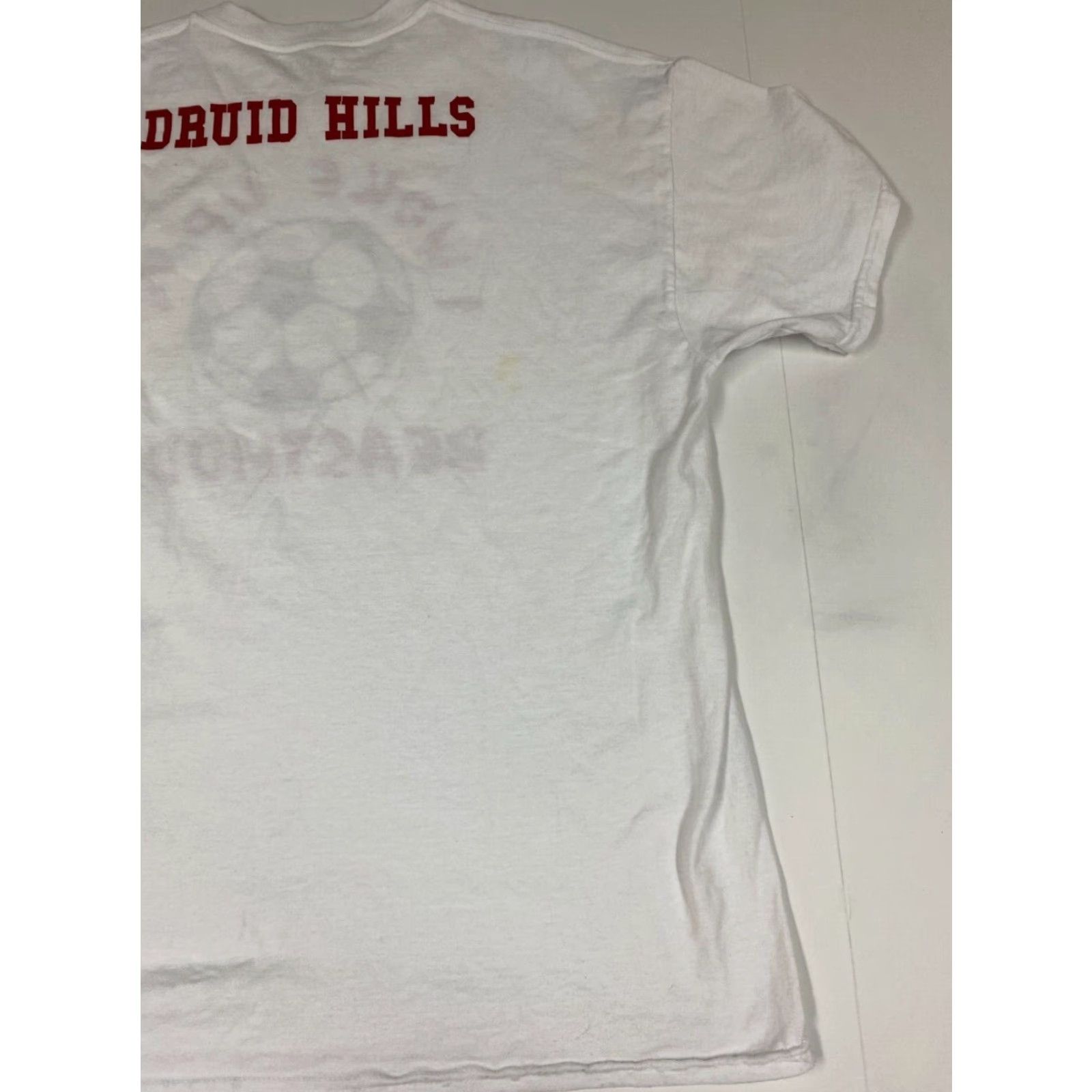 Gildan Nike Shirt Soccer Mens XL White Beastmode Druid Hills Atlanta Size US XL / EU 56 / 4 - 7 Thumbnail