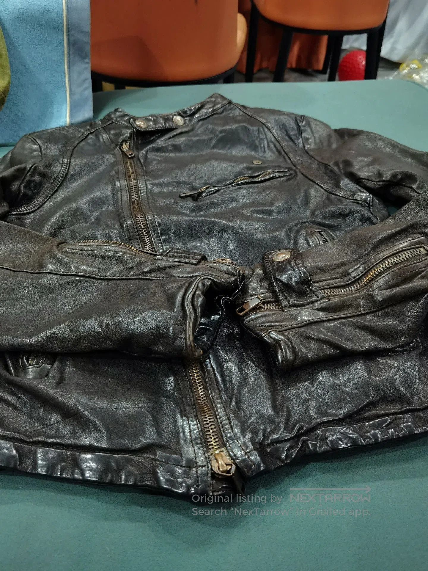 Santacroce Santacroce Leather Jacket. Size US M / EU 48-50 / 2 - 5 Thumbnail