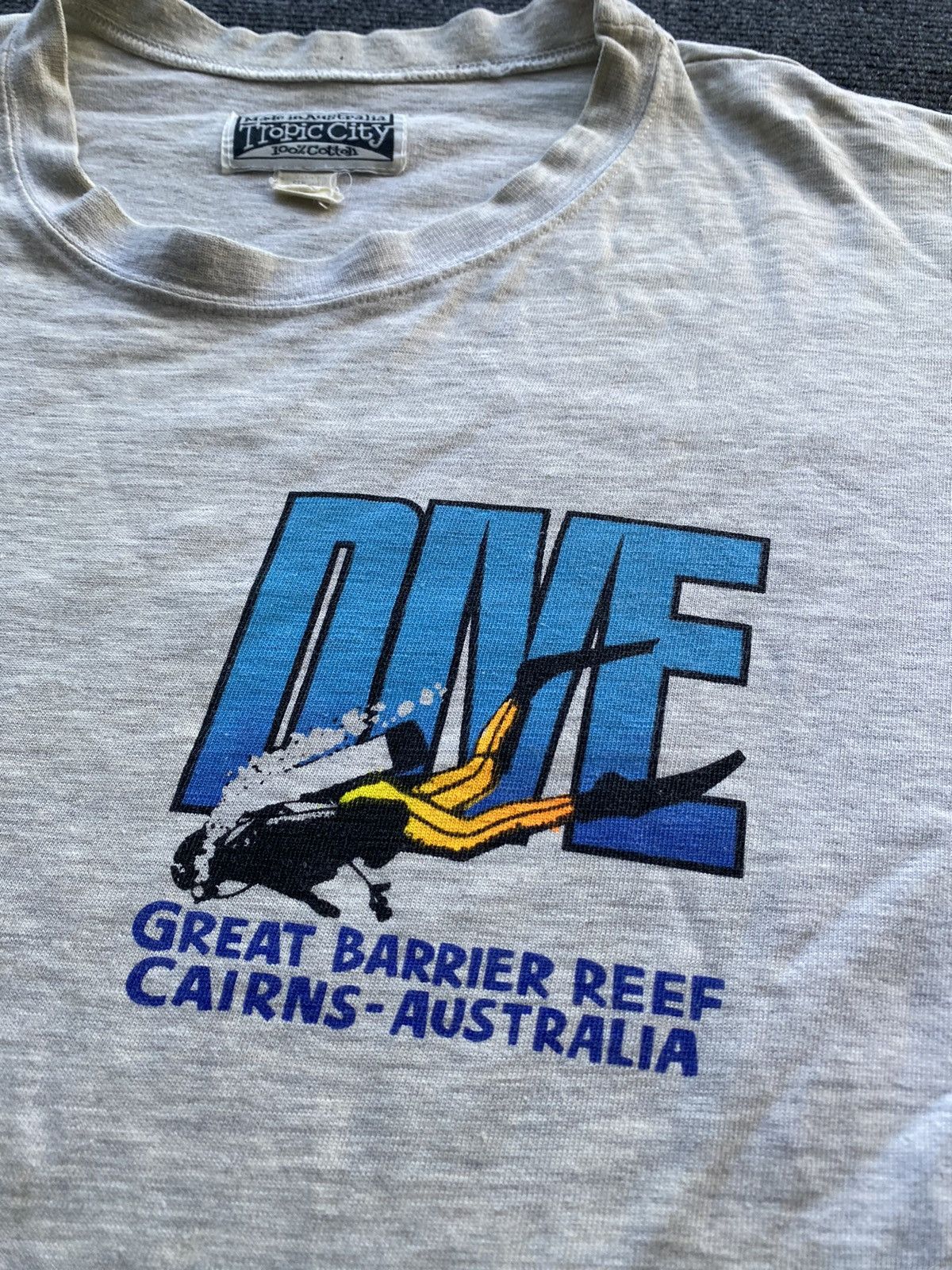 Other 🔥1991 Tropic City australia dive barrier reef cairns tee Size US XL / EU 56 / 4 - 4 Thumbnail