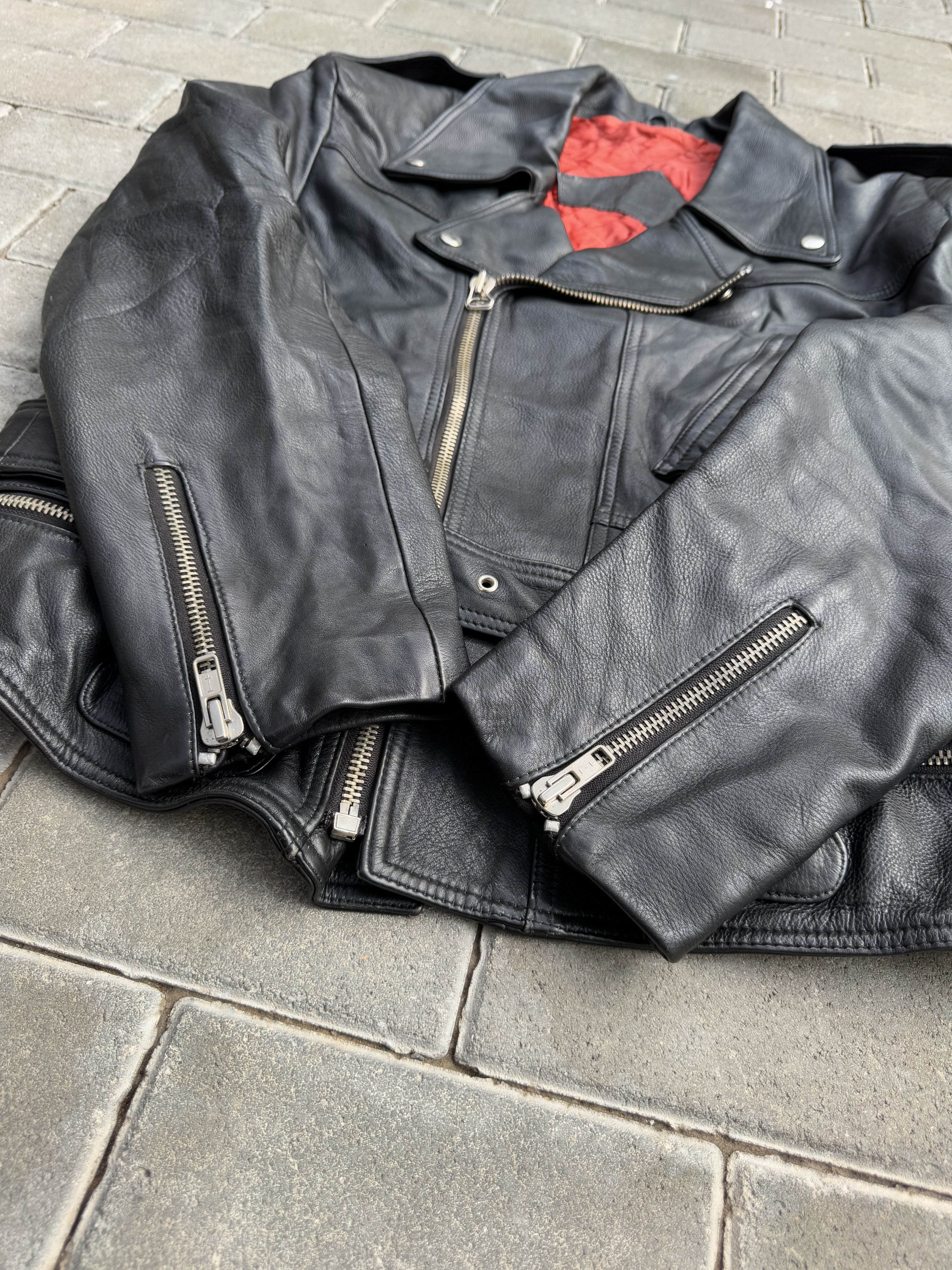 Diesel Diesel 90s Vintage Leather Jacket Y2K Size US XL / EU 56 / 4 - 7 Thumbnail