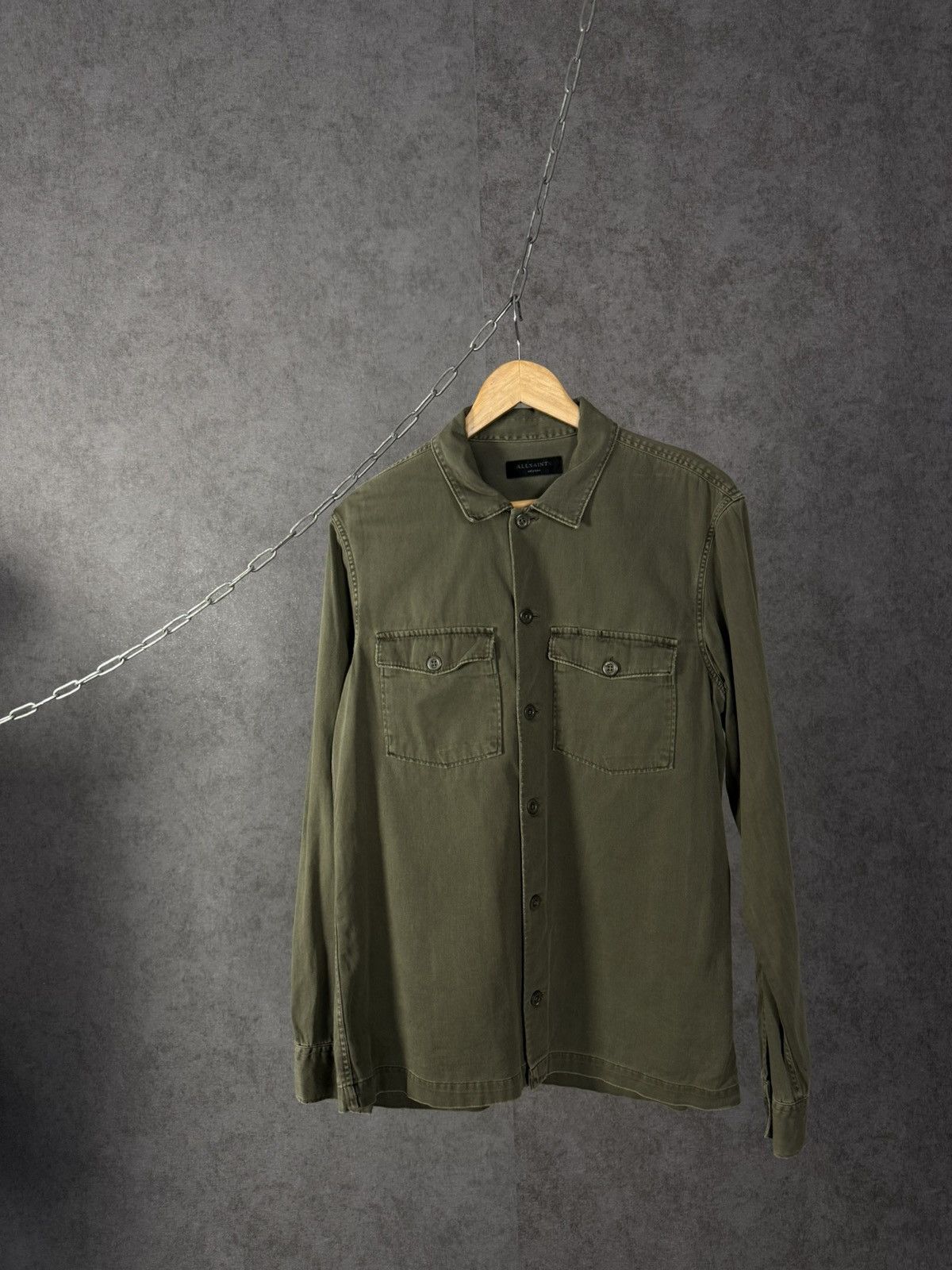 Allsaints Allsaints designer military shirt Size US M / EU 48-50 / 2 - 1 Thumbnail