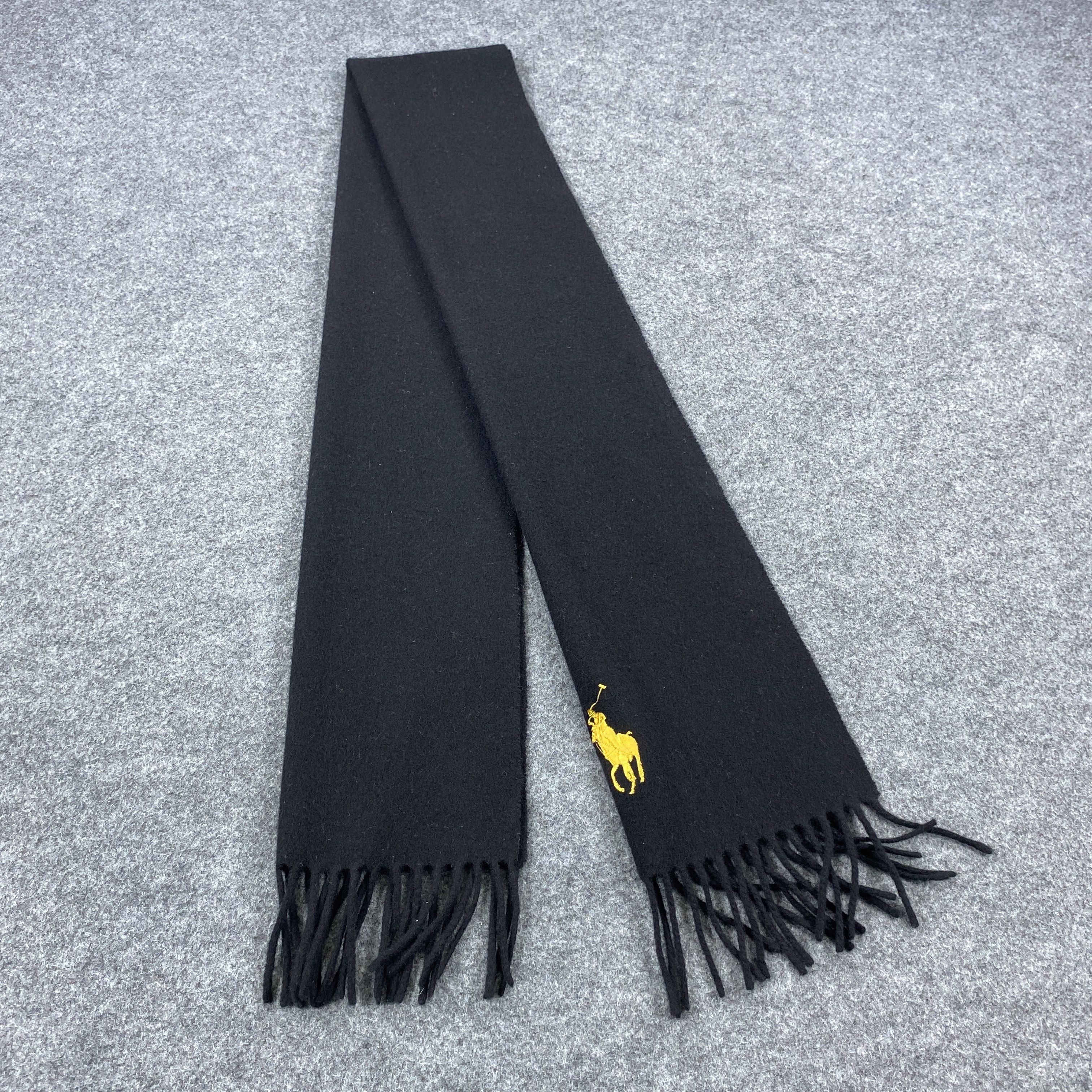 Polo Ralph Lauren × Vintage GF10700Polo Ralph Lauren Scarf Neck Wear Muffler Size ONE SIZE - 1 Thumbnail
