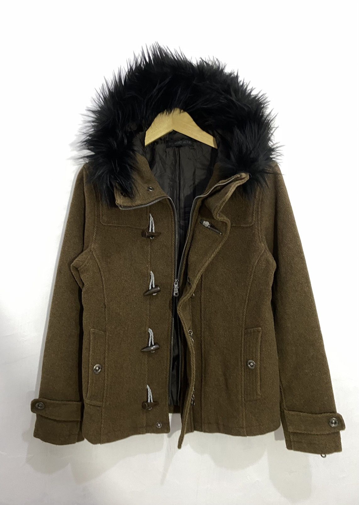 In The Attic 💥Japan💥In The Attic Fur Faux Jacket Size US M / EU 48-50 / 2 - 3 Thumbnail