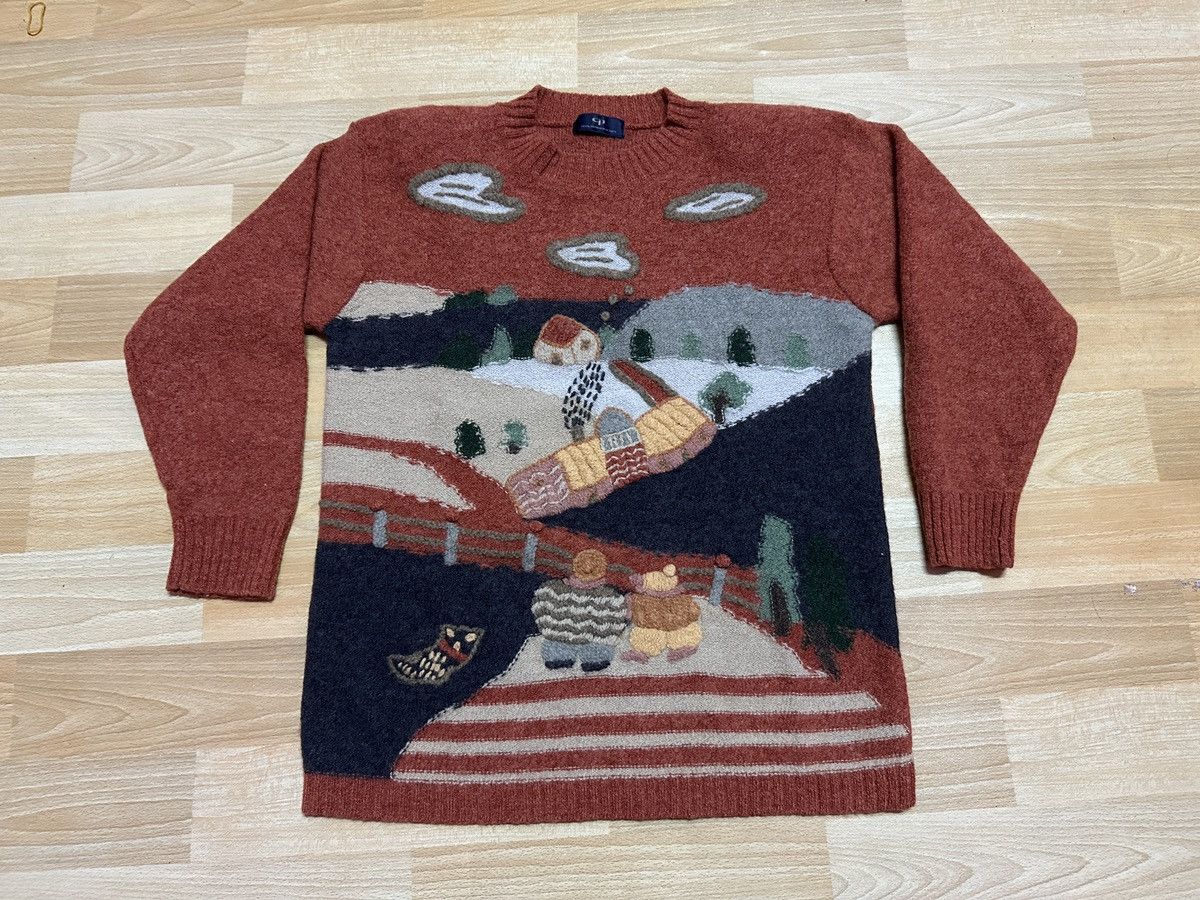 Vintage CP Art knitwear sweater Size US S / EU 44-46 / 1 - 1 Thumbnail