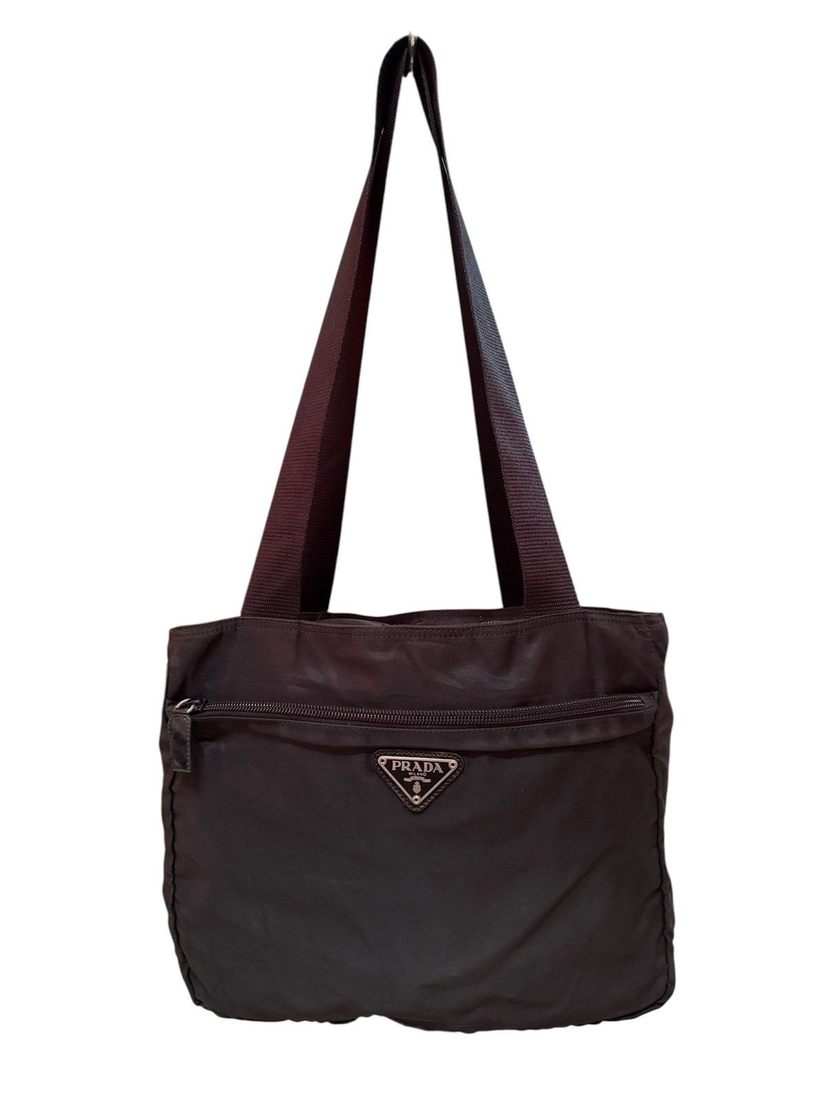 Prada Authentic Vintage Prada Iconic Minimalist Nyalon Tote Bag Size ONE SIZE - 1 Thumbnail