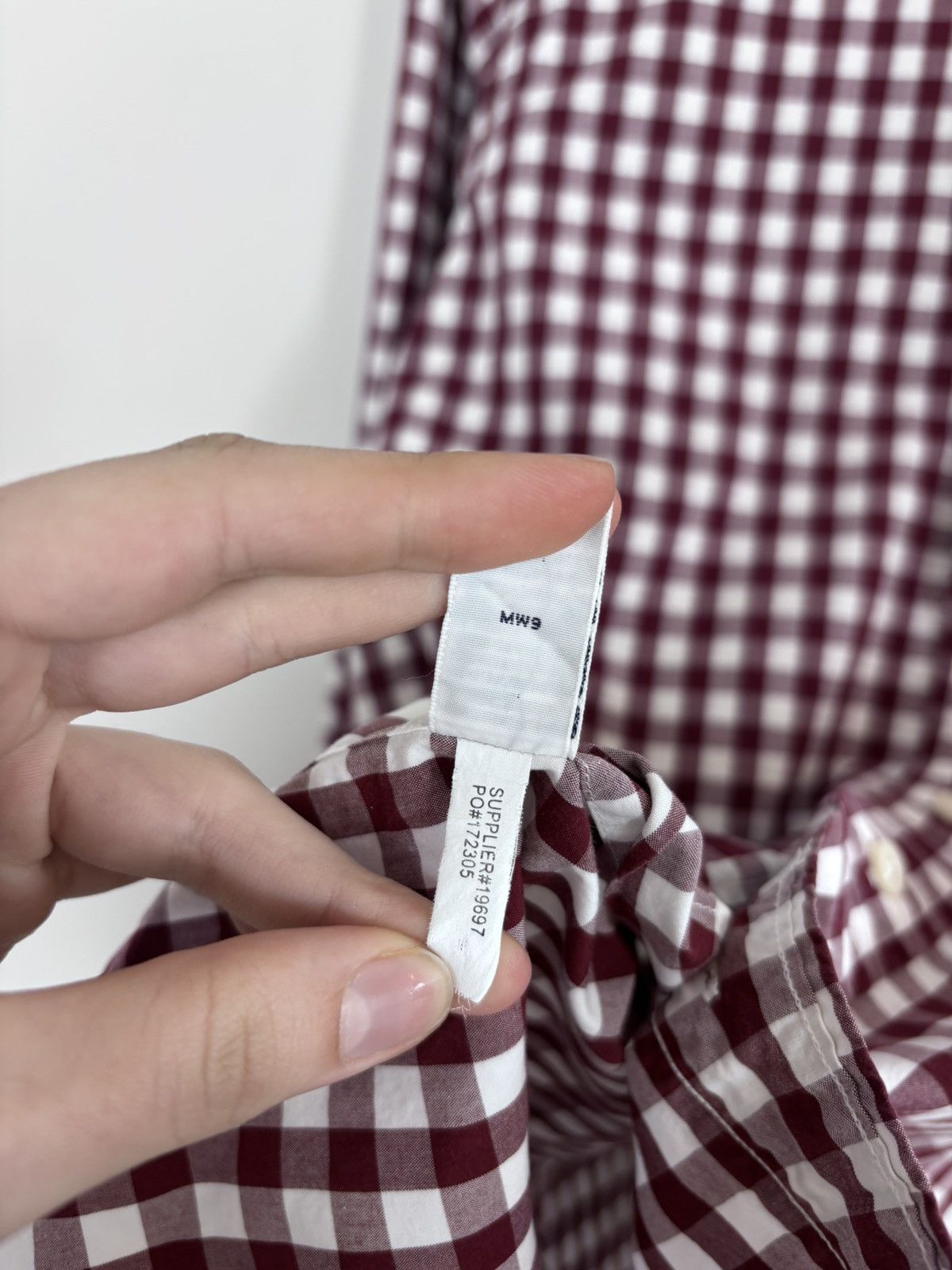 Ralph Lauren Ralph Lauren Vintage Men’s Gingham Check Long Sleeve Shirt Size US M / EU 48-50 / 2 - 12 Thumbnail