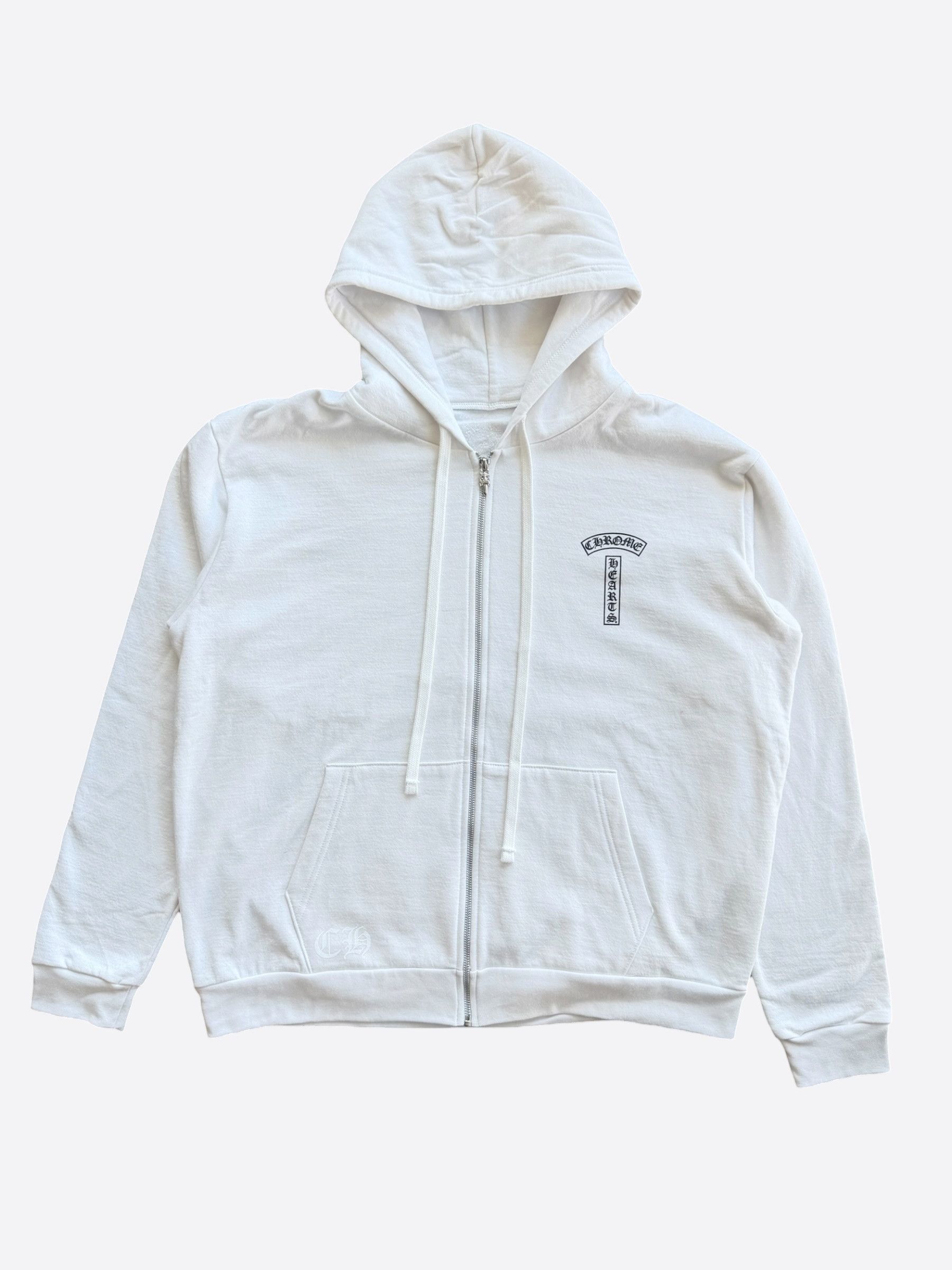 Chrome Hearts Chrome Hearts Diagonal Logo Zip up Hoodie Jacket sz
