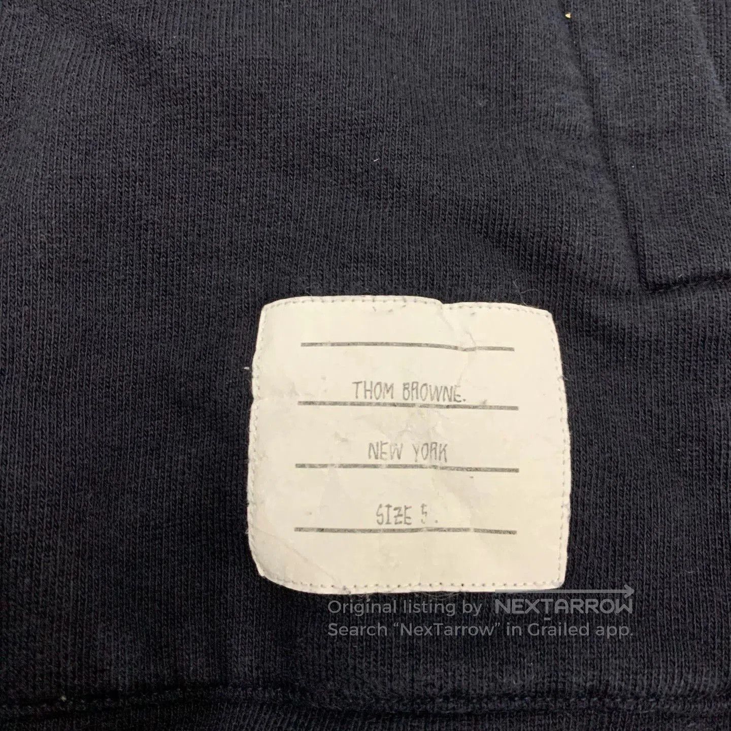 Thom Browne thom browne navy striped hoodie sweatshirt. Size US L / EU 52-54 / 3 - 8 Thumbnail