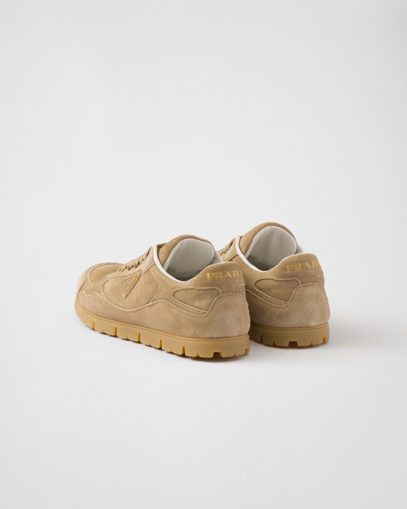 Prada o1B3y1r0526 Faded Suede Sneakers in Brown Size US 7 / IT 37 - 6 Thumbnail