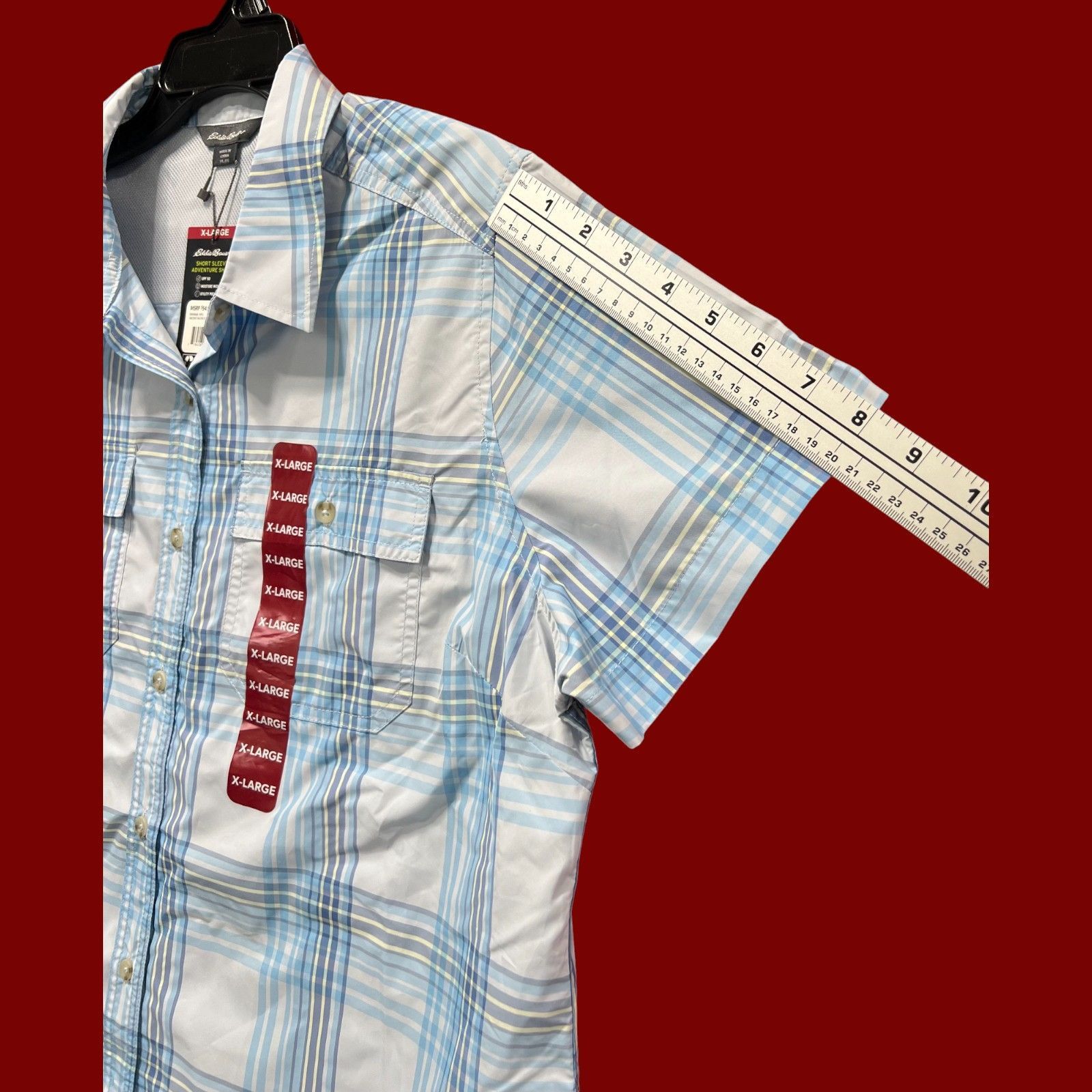 Other Eddie Bauer - Women's Moisture Wicking Short Sleeve Shirt - Size XL / US 12-14 / IT 48-50 - 5 Thumbnail