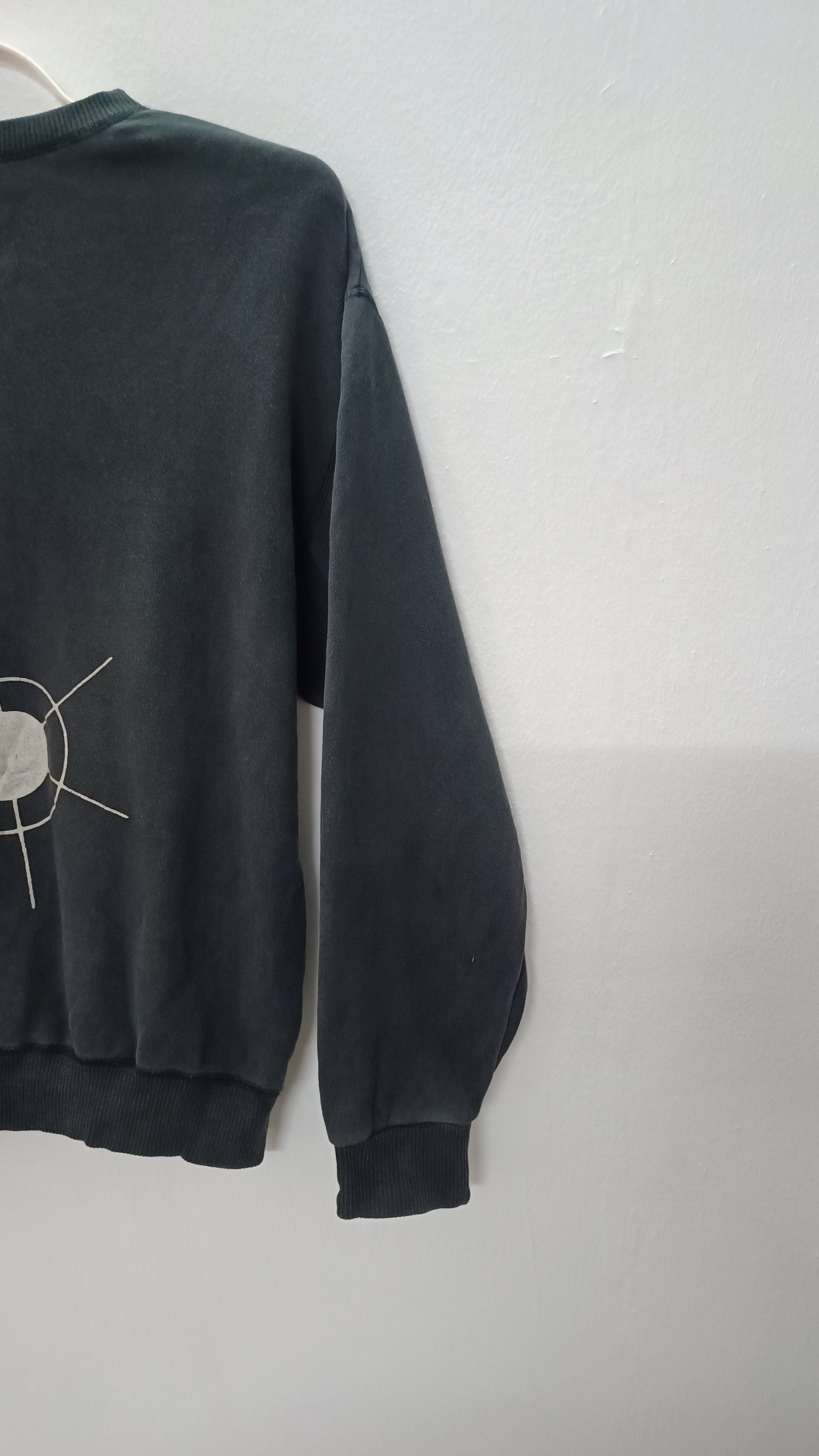 Japanese Brand × Vintage Vintage Look Black Sweatshirts Size M / US 6-8 / IT 42-44 - 10 Thumbnail