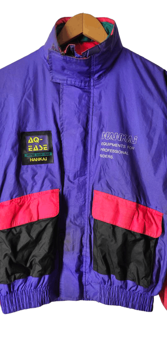 Vintage VINTAGE NANKAI HYPER RAIN GEAR MOTORSPORT WINDBREAKER JACKET Size US L / EU 52-54 / 3 - 7 Thumbnail