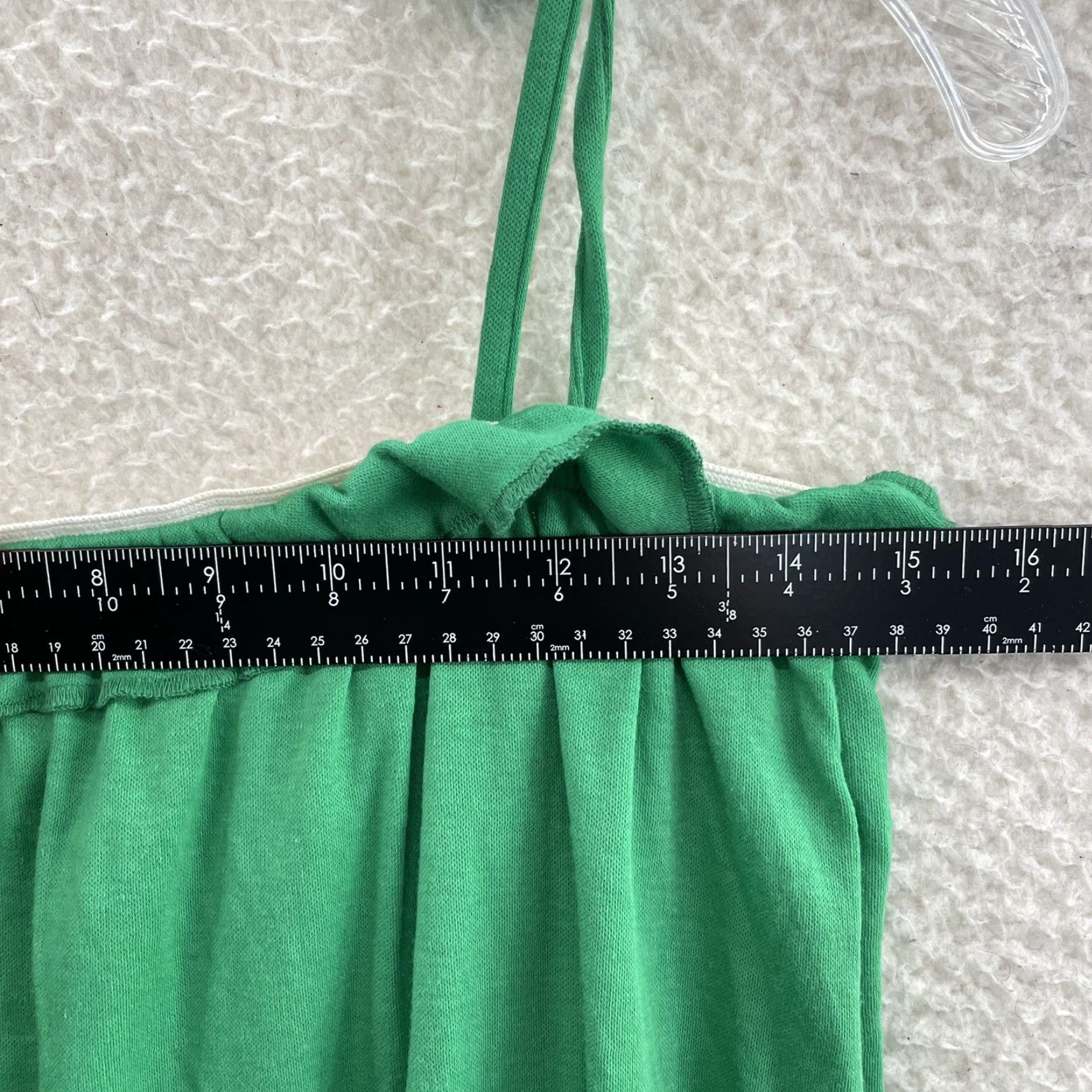 Vintage VINTAGE Y2K Camisole Tank Top M Green Boho Fairy Grunge Whimsigoth Topic Knits Shirt Mens Womens Size M / US 6-8 / IT 42-44 - 7 Thumbnail