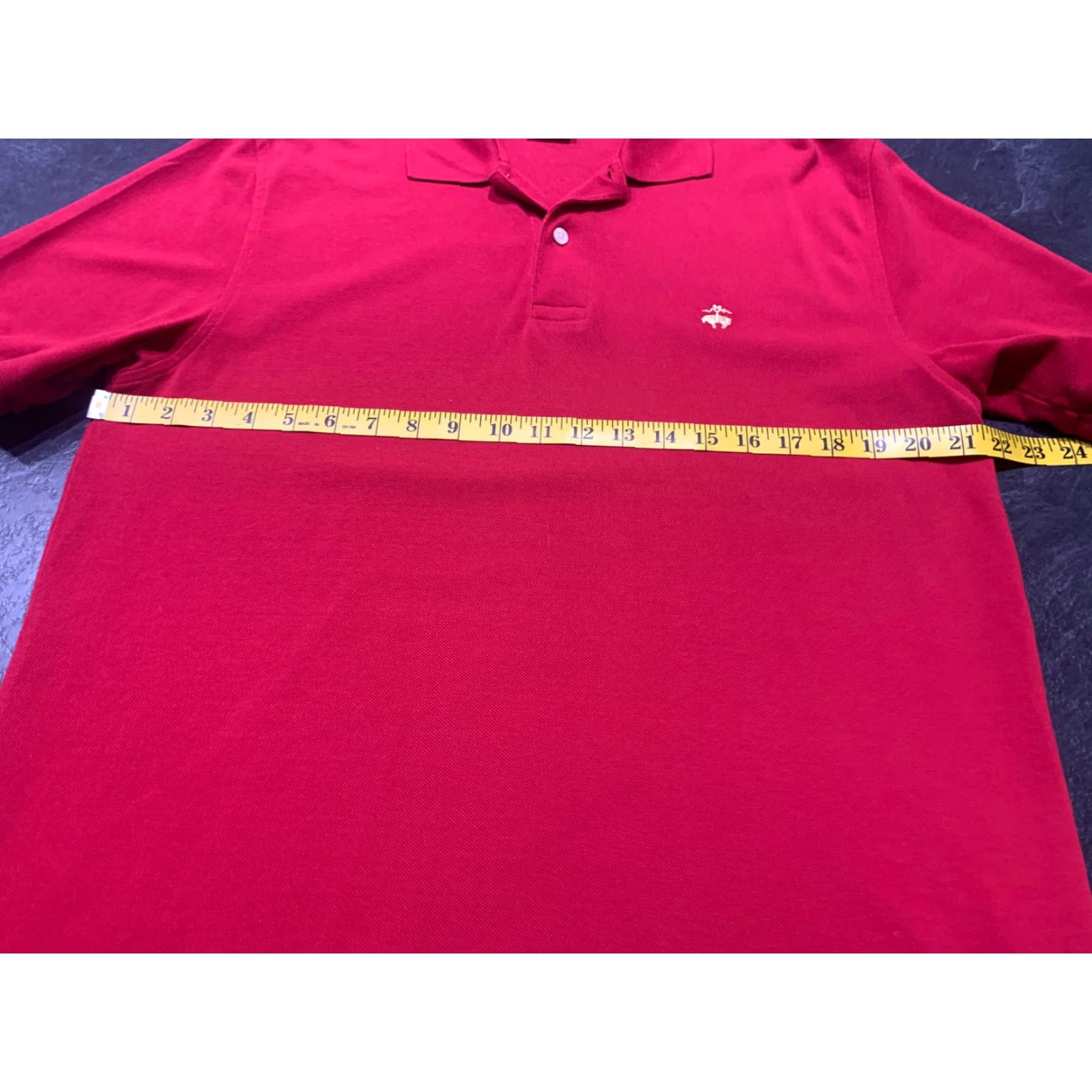 Brooks Brothers BROOKS BROTHERS 1818 Solid Polo Shirt Adult Medium Red Mens Size US M / EU 48-50 / 2 - 6 Thumbnail