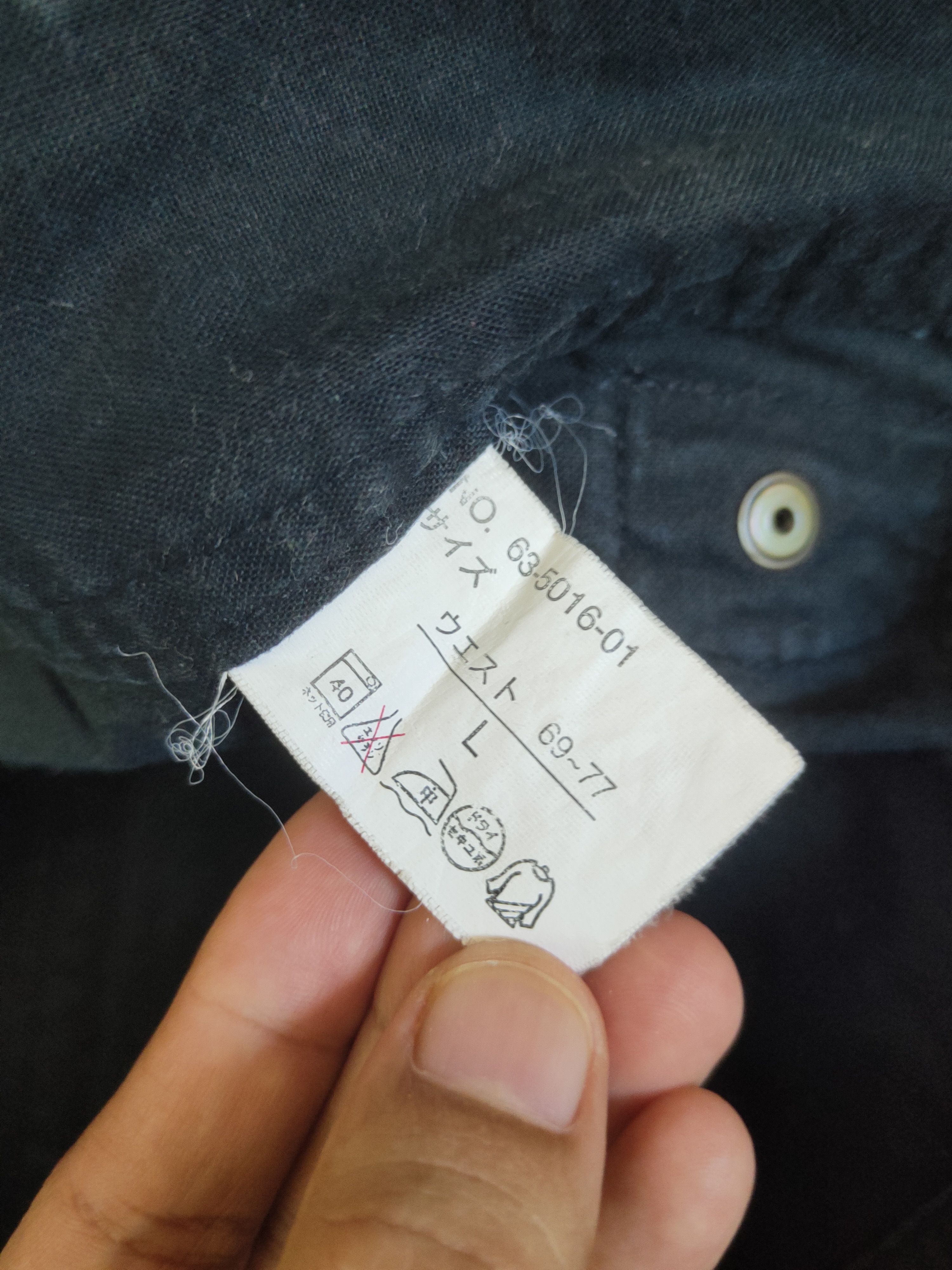 Japanese Brand DL Japanese Brand Navy Multipocket Cargo Pants #1913 Size 28" / US 6 / IT 42 - 12 Thumbnail