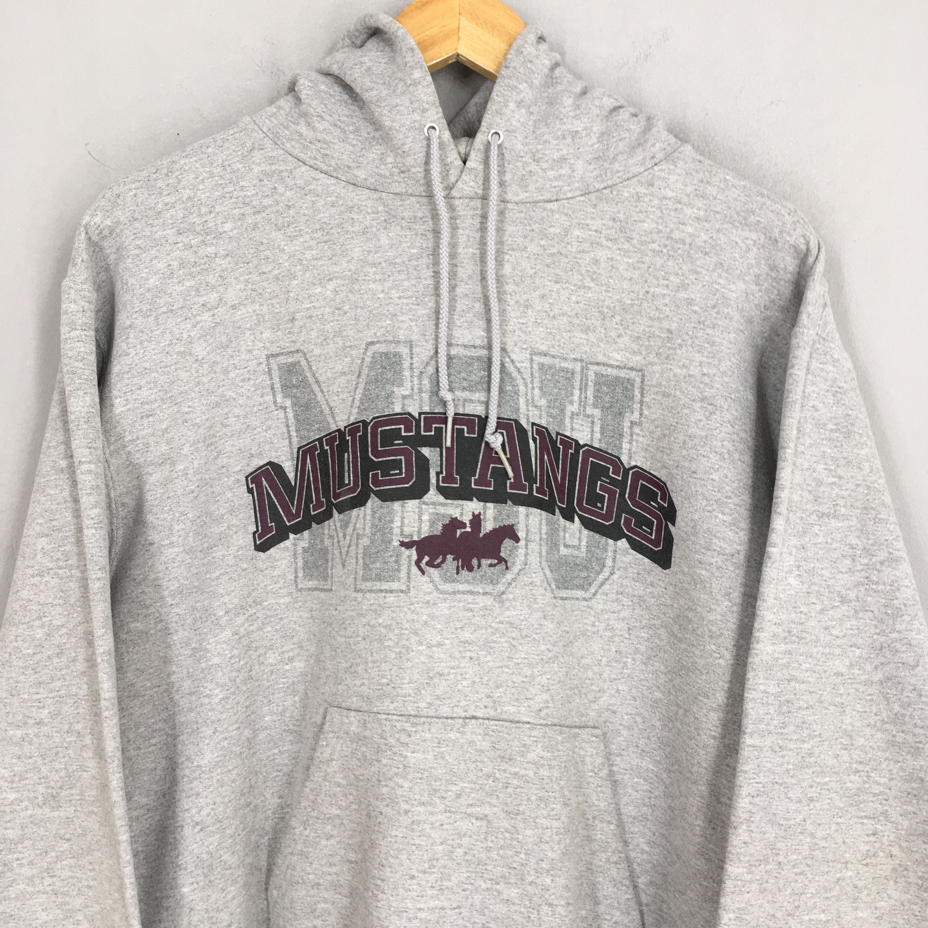 Champion × Vintage Vintage Msu Mustangs Ncaa Sweatshirt Medium Size US M / EU 48-50 / 2 - 2 Thumbnail