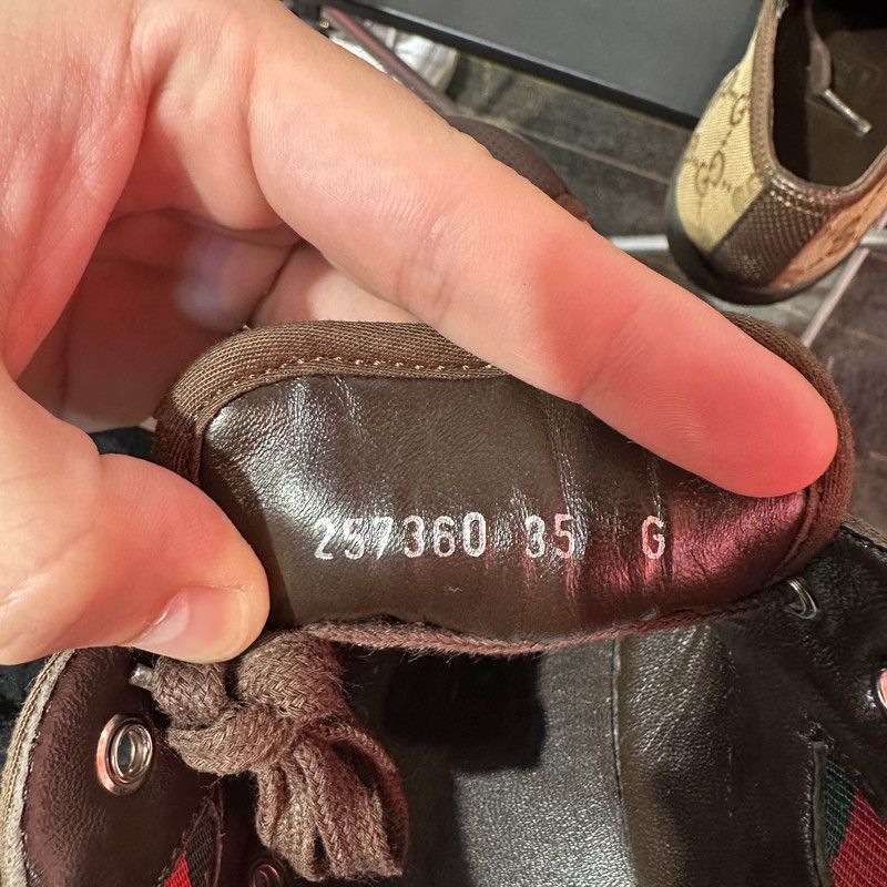 Gucci Gucci Monogram Canvas Casual Sneakers in Dark Wood Size US 5 / EU 37 - 5 Thumbnail
