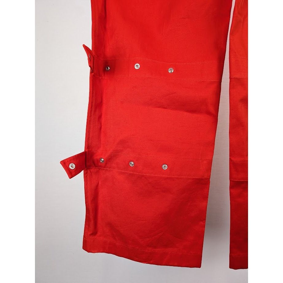 Bottega Veneta o1rshd1 Cotton Twill Sanded Trouser in Red Size US 34 / EU 50 - 14 Thumbnail