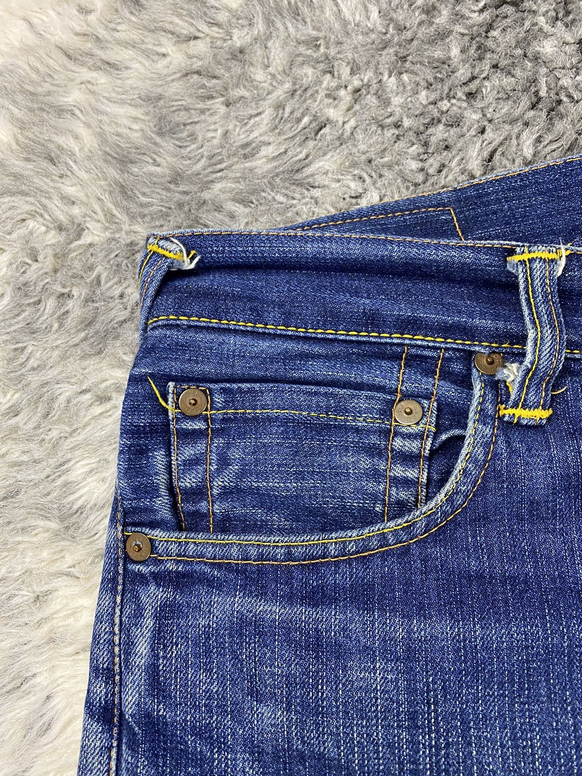Evisu EVISU No.3 by Yamane Leather Patch Iconic Seagull Denim Size US 34 / EU 50 - 6 Thumbnail