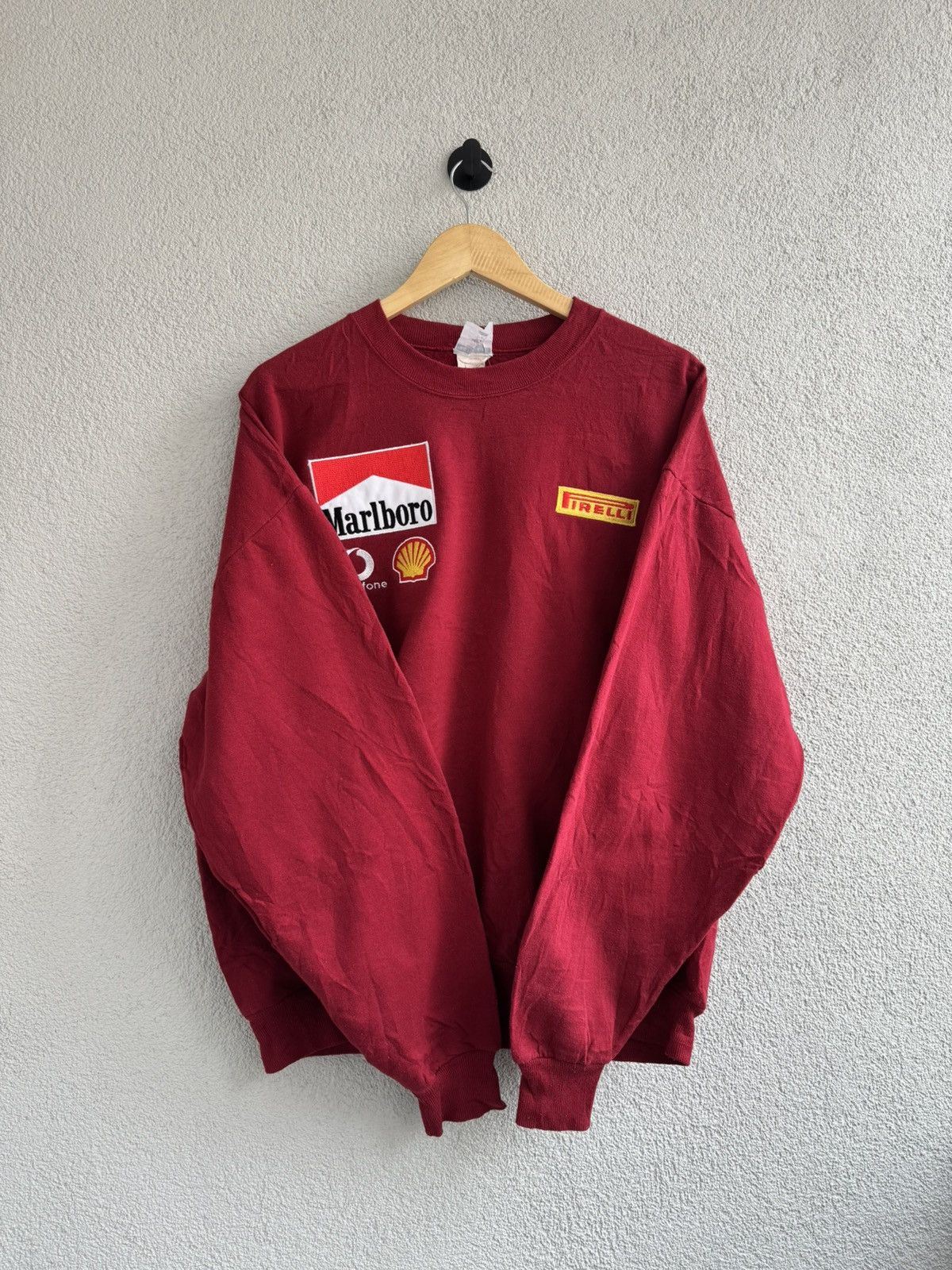 Marlboro Vintage Ferrari Marlboro Racing Crewneck F1 Sweatshirt Size US XL / EU 56 / 4 - 6 Thumbnail