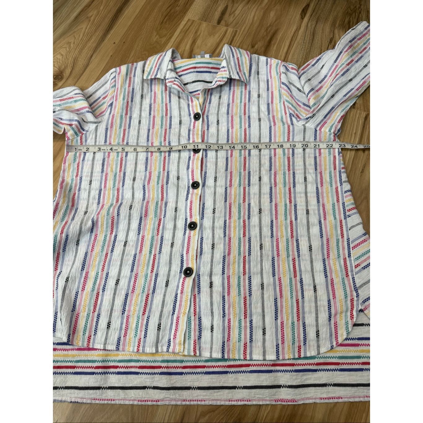Habitat Habitat button front cotton blouse top relaxed fit size Larg Size L / US 10 / IT 46 - 8 Thumbnail