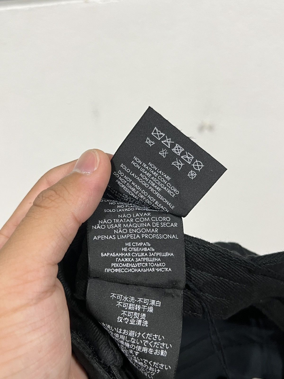 Balenciaga Balenciaga Crew Embroidered Black Cap Size ONE SIZE - 6 Thumbnail
