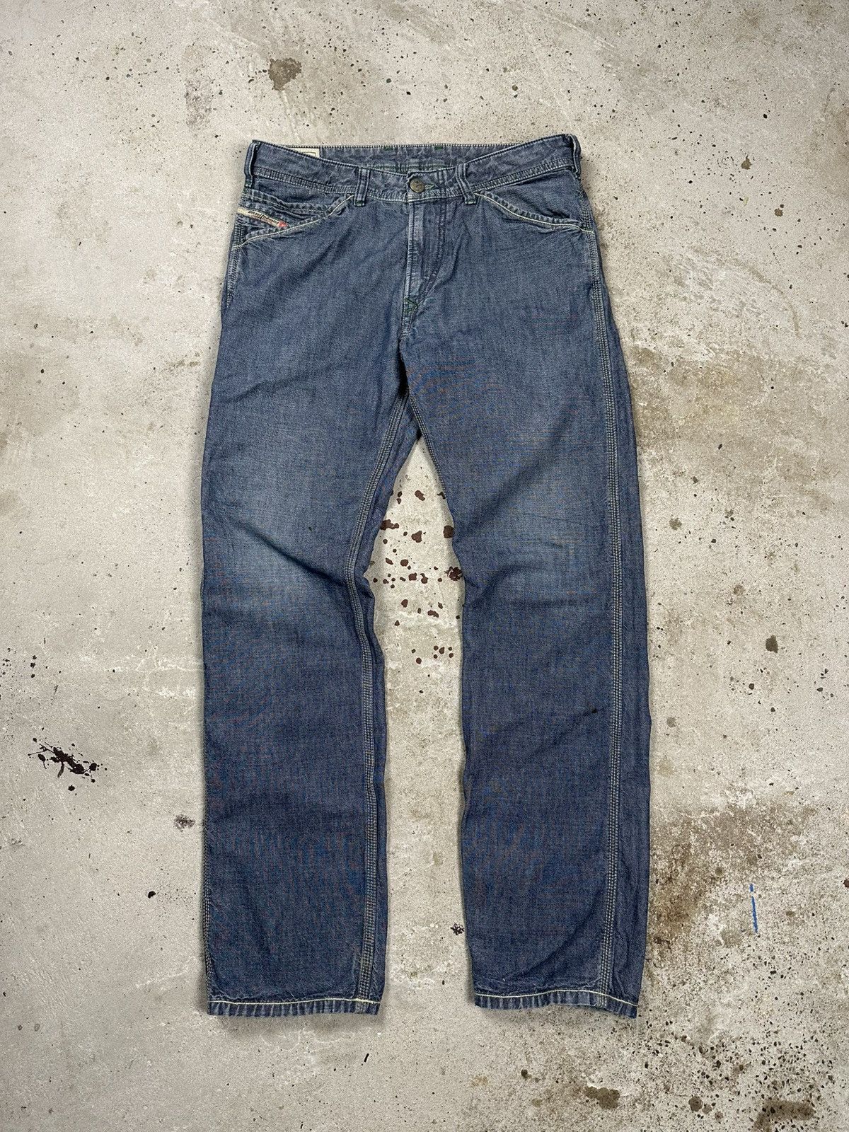Diesel × Vintage Vintage 2001 Diesel Distressed Carpenter Denim Pants Jeans Size US 32 / EU 48 - 2 Thumbnail