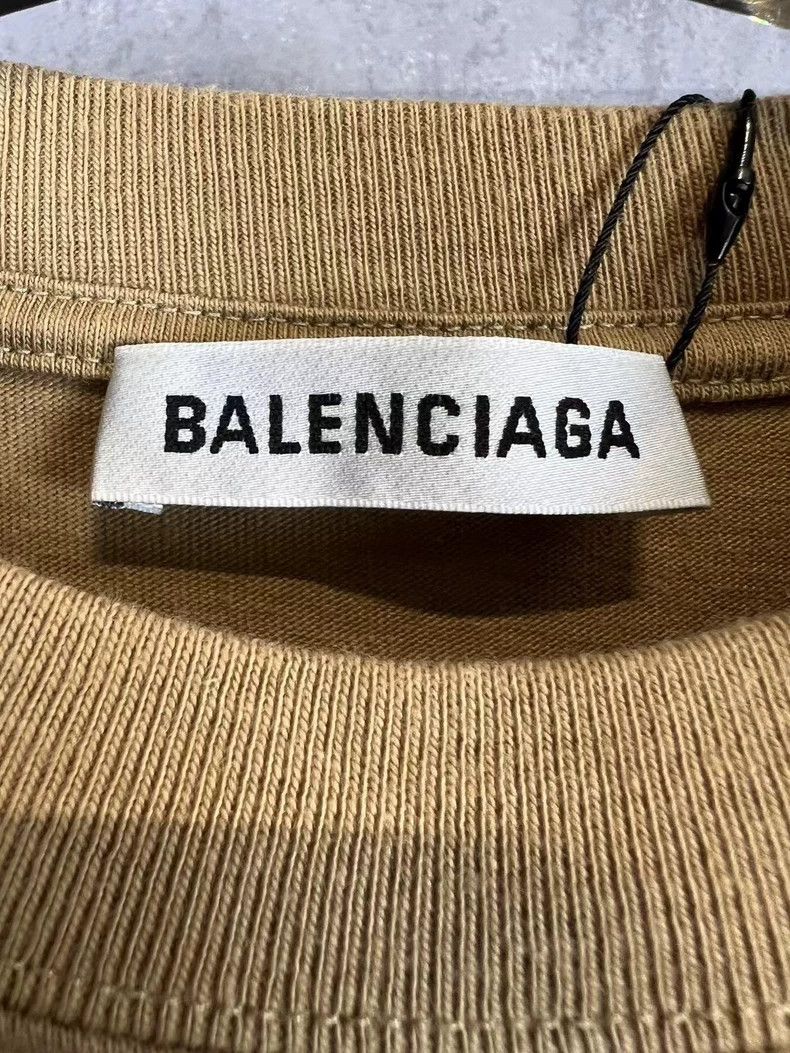 Balenciaga Balenciaga Khaki Mailbox Letter Short Sleeve Size US XS / EU 42 / 0 - 3 Thumbnail