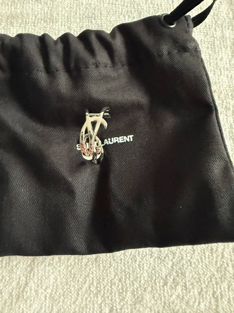 Saint Laurent Paris saint laurent parisTwist Ring 2503-Nextarrow Size ONE SIZE - 4 Thumbnail