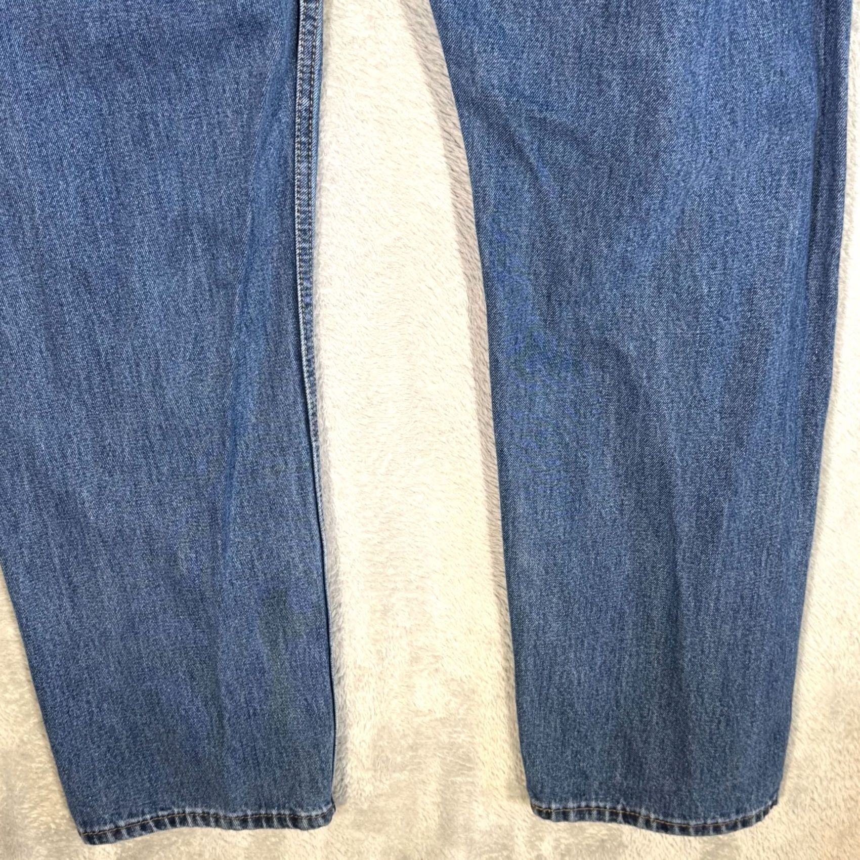 Levi's Levi’s 505 Jeans Men’s 42x32 Blue Denim Mid-Rise Straight Jeans 42 x 32 Regular Fit Modern USA Outdoor Denim Blue Levi’s 505 Mens Jeans Size US 42 / EU 58 - 5 Thumbnail