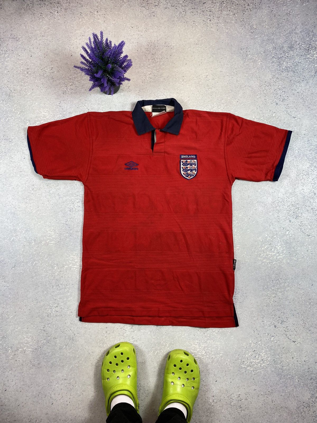 Umbro England Umbro Soccer Jersey Size US XL / EU 56 / 4 - 2 Thumbnail