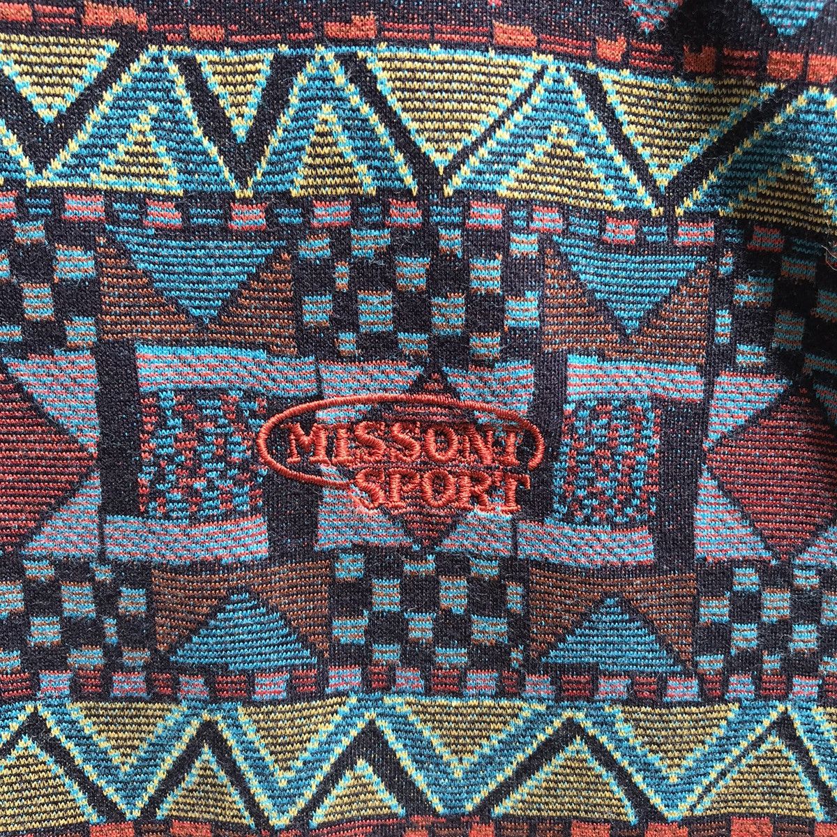 Missoni Vintage Missoni Sports Ethnic Wind Polo Tees Missoni Italy Size US S / EU 44-46 / 1 - 12 Thumbnail