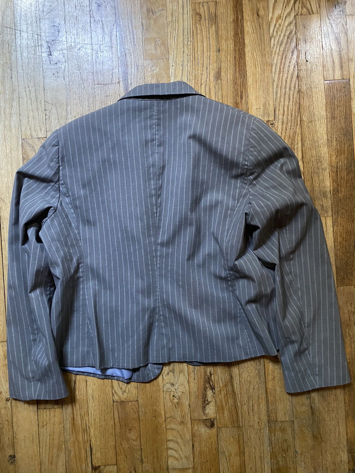 Van Heusen Y2K pinstripe blazer Size XXL / US 16-18 / IT 52-54 - 2 Thumbnail