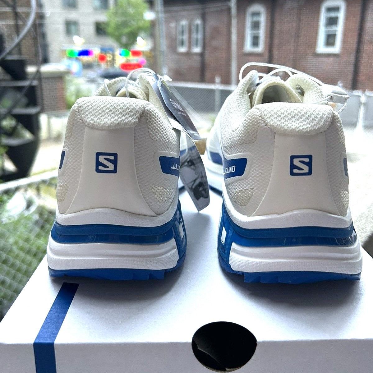 JJJJound × Salomon Salomon XT-Wings 2 JJJJound Lapis Blue Size US 11.5 / EU 44-45 - 3 Thumbnail