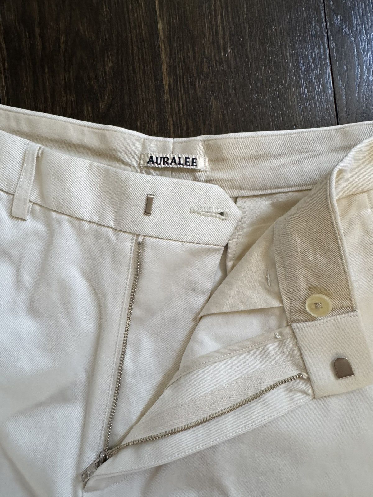 Auralee Auralee Straight-Leg Cotton-Twill Shorts Size US 32 / EU 48 - 3 Thumbnail