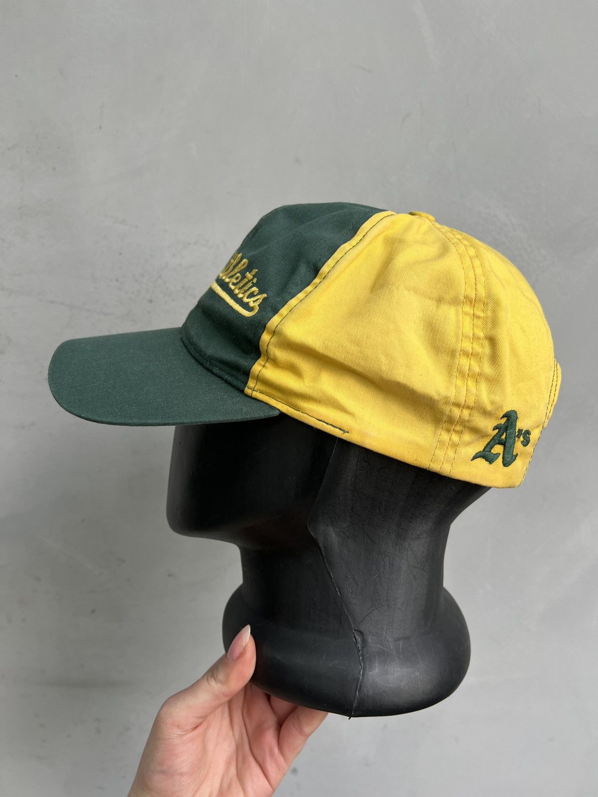 thisisneverthat Vintage 90s big log MLB Oakland Athletics cap y2k Size ONE SIZE - 5 Thumbnail