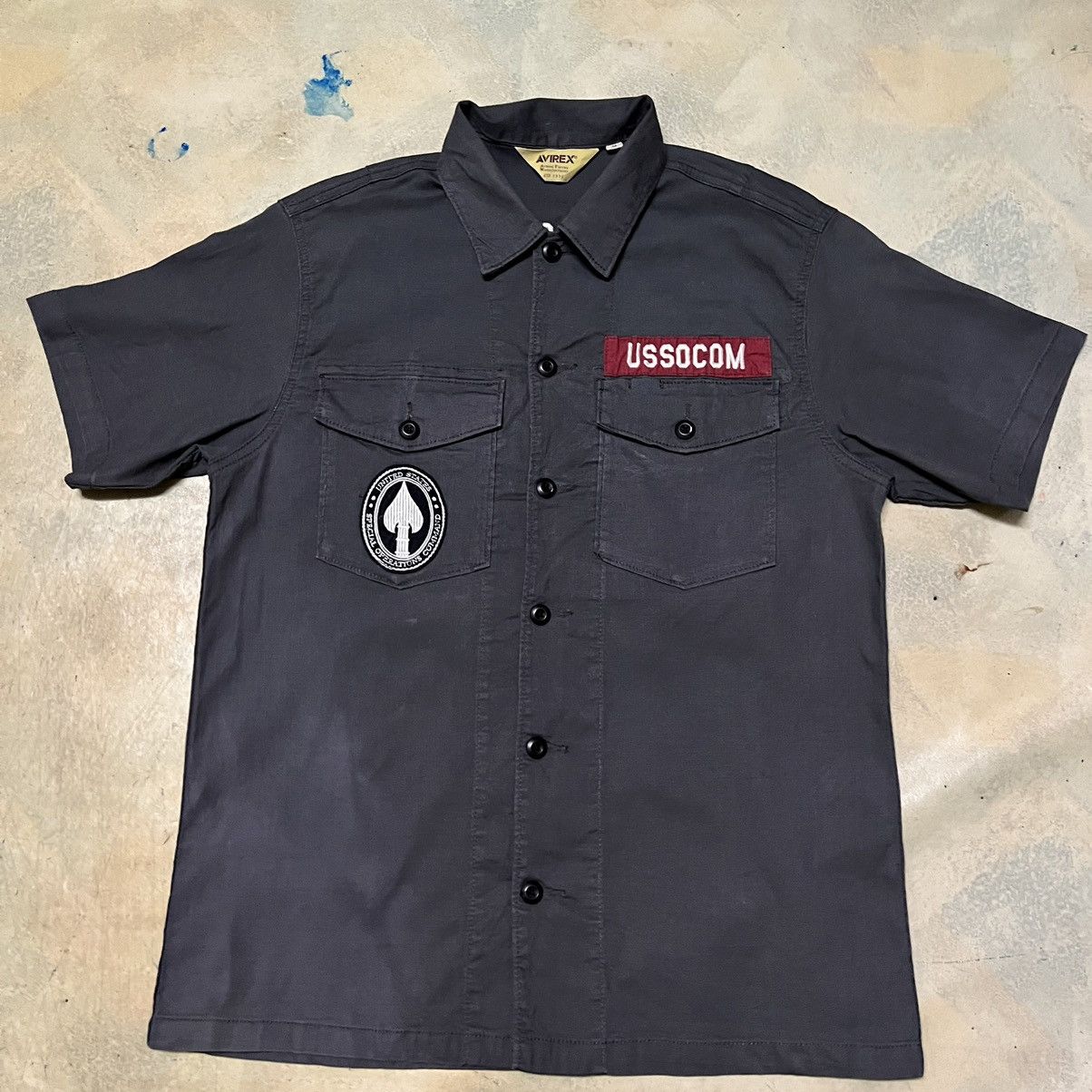 Avirex Avirex Military Army Style Big Logo Full patches Shirt Size US M / EU 48-50 / 2 - 4 Thumbnail
