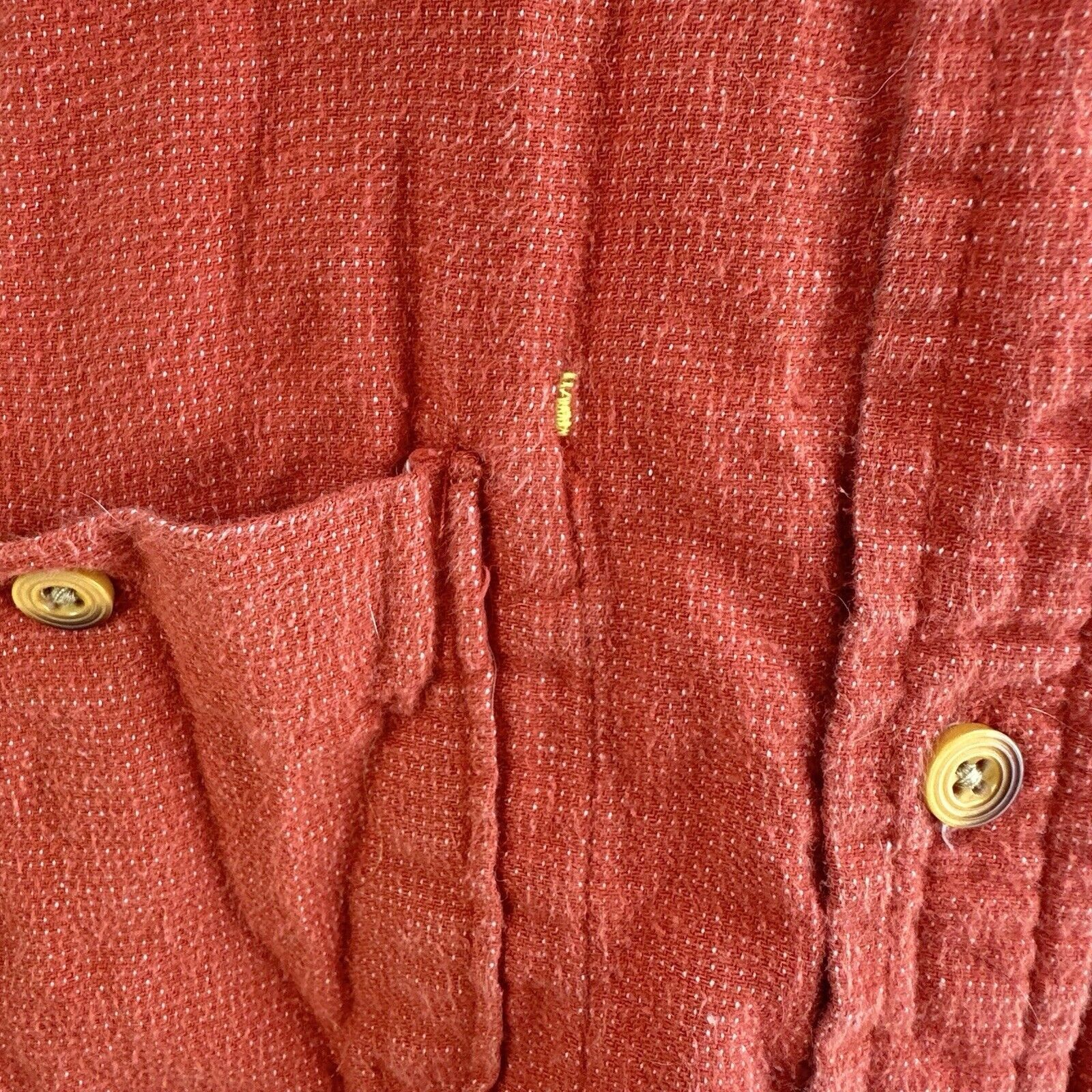 Koto KOTO Urban Outfitters Button Up Shirt Mens Size L, Brick Red Size US L / EU 52-54 / 3 - 8 Thumbnail