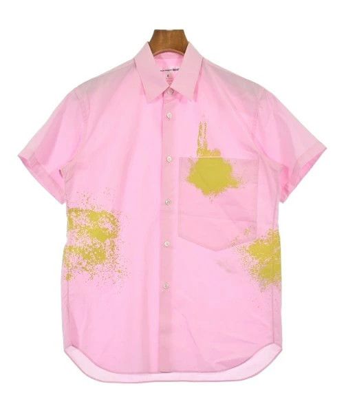Comme des Garcons SHIRT Shirt Paint Design Cotton Short Sleeve Size US XS / EU 42 / 0 - 1 Thumbnail